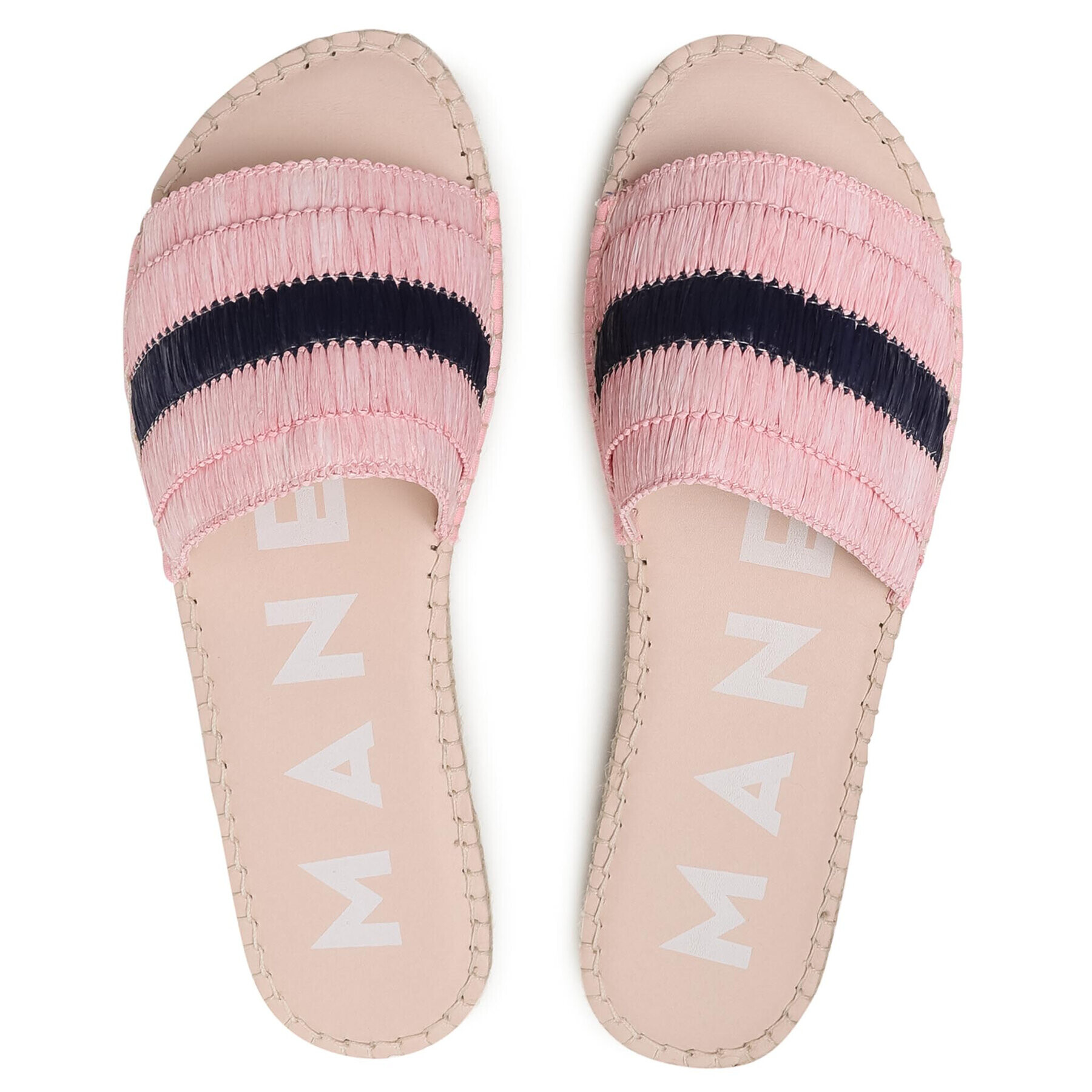 Manebi Espadrile Flat Sandals G 5.4 Js Roz - Pled.ro