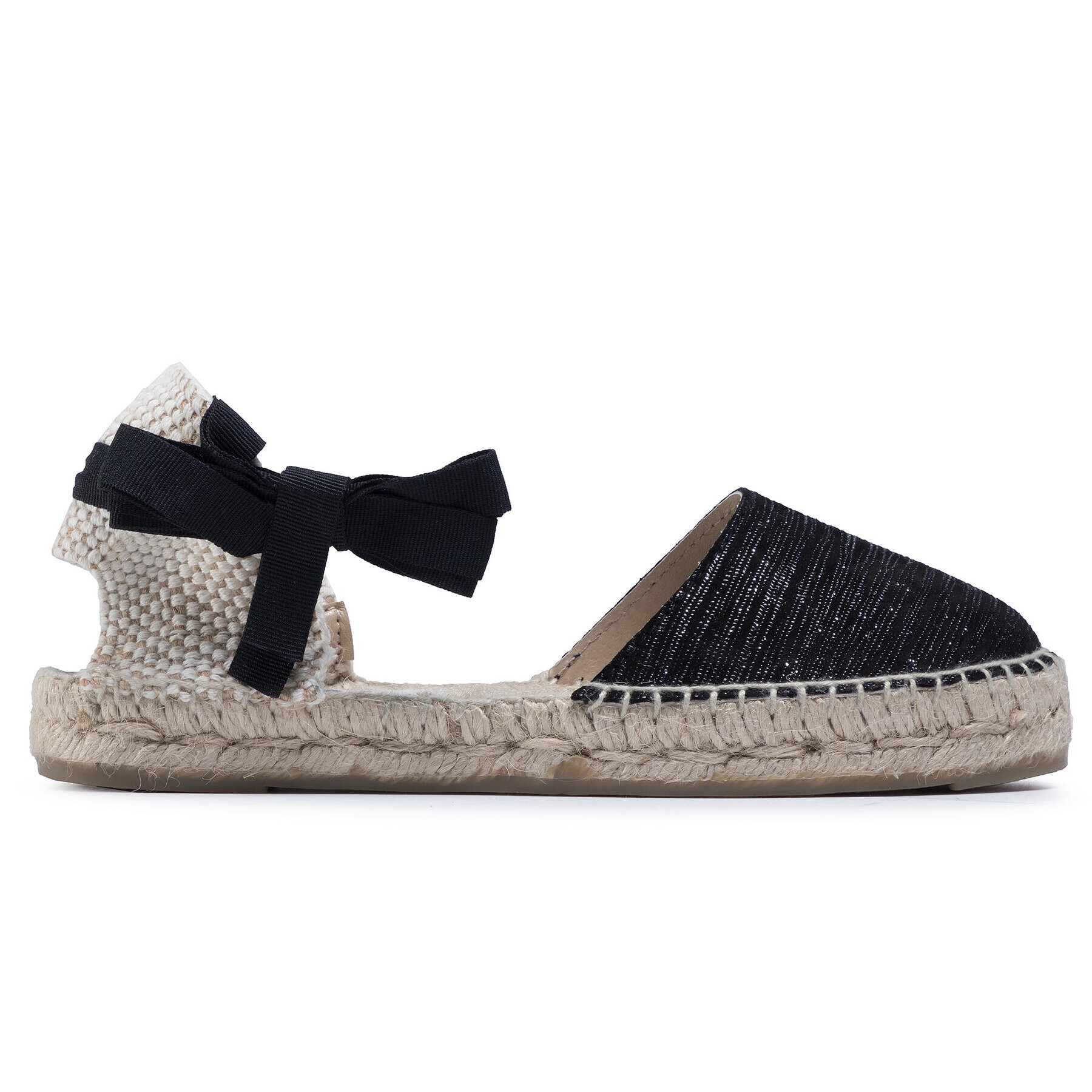 Manebi Espadrile Flat Valenciana G 0.1 P0 Negru - Pled.ro