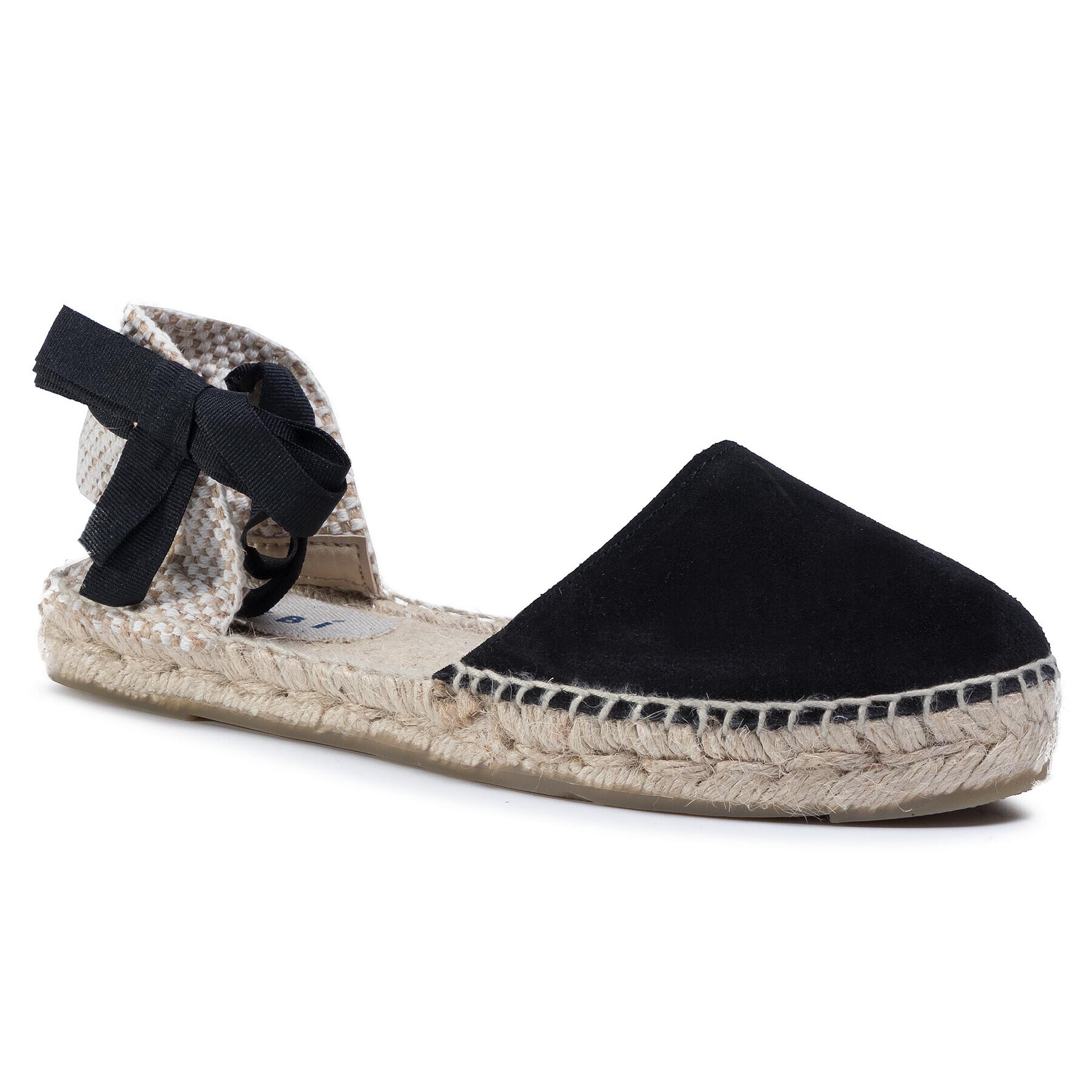 Manebi Espadrile Flat Valenciana K 1.0 P0 Negru - Pled.ro