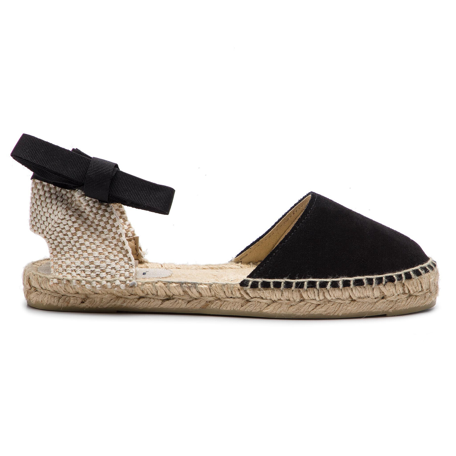 Manebi Espadrile Flat Valenciana K 1.0 P0 Negru - Pled.ro