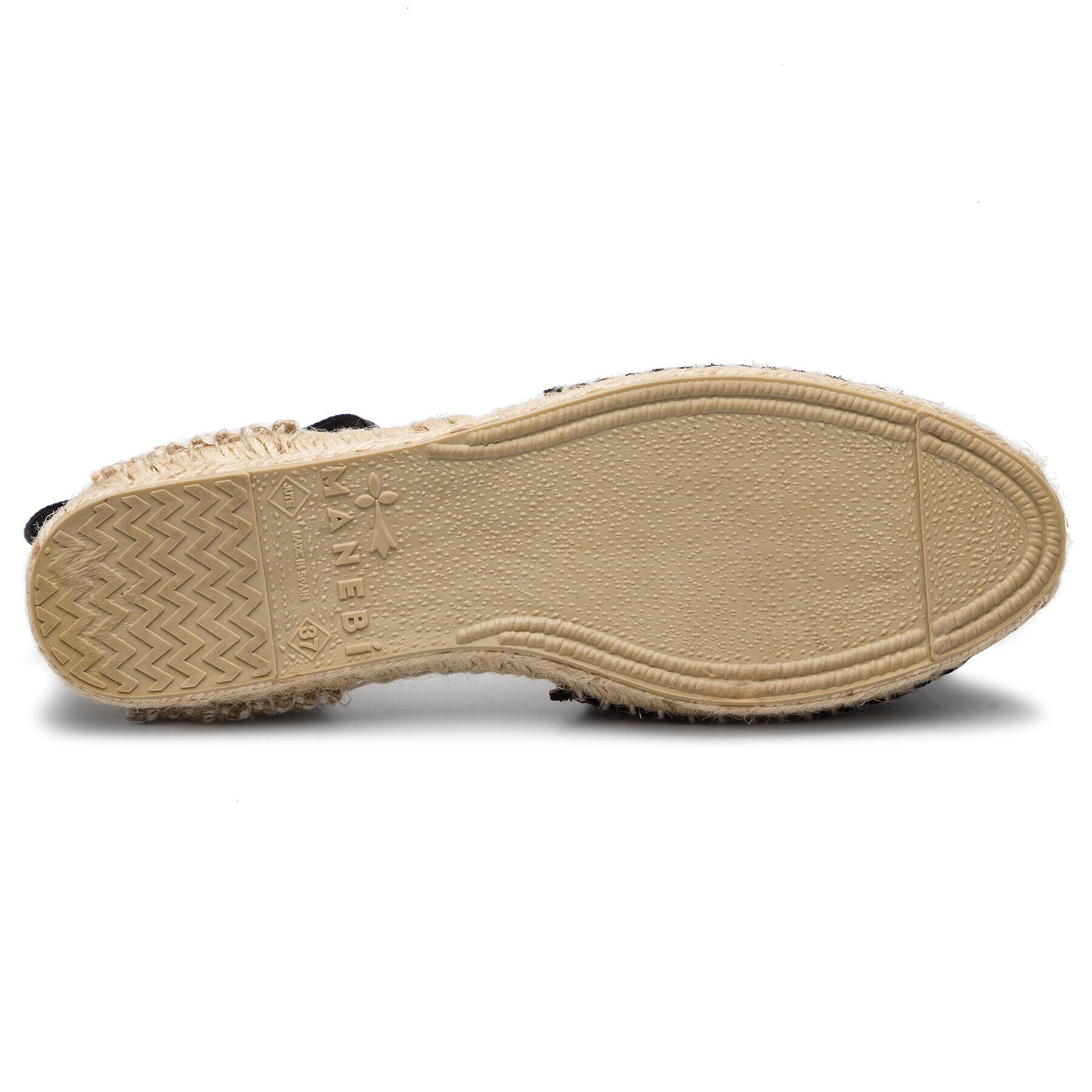 Manebi Espadrile Flat Valenciana K 1.0 P0 Negru - Pled.ro