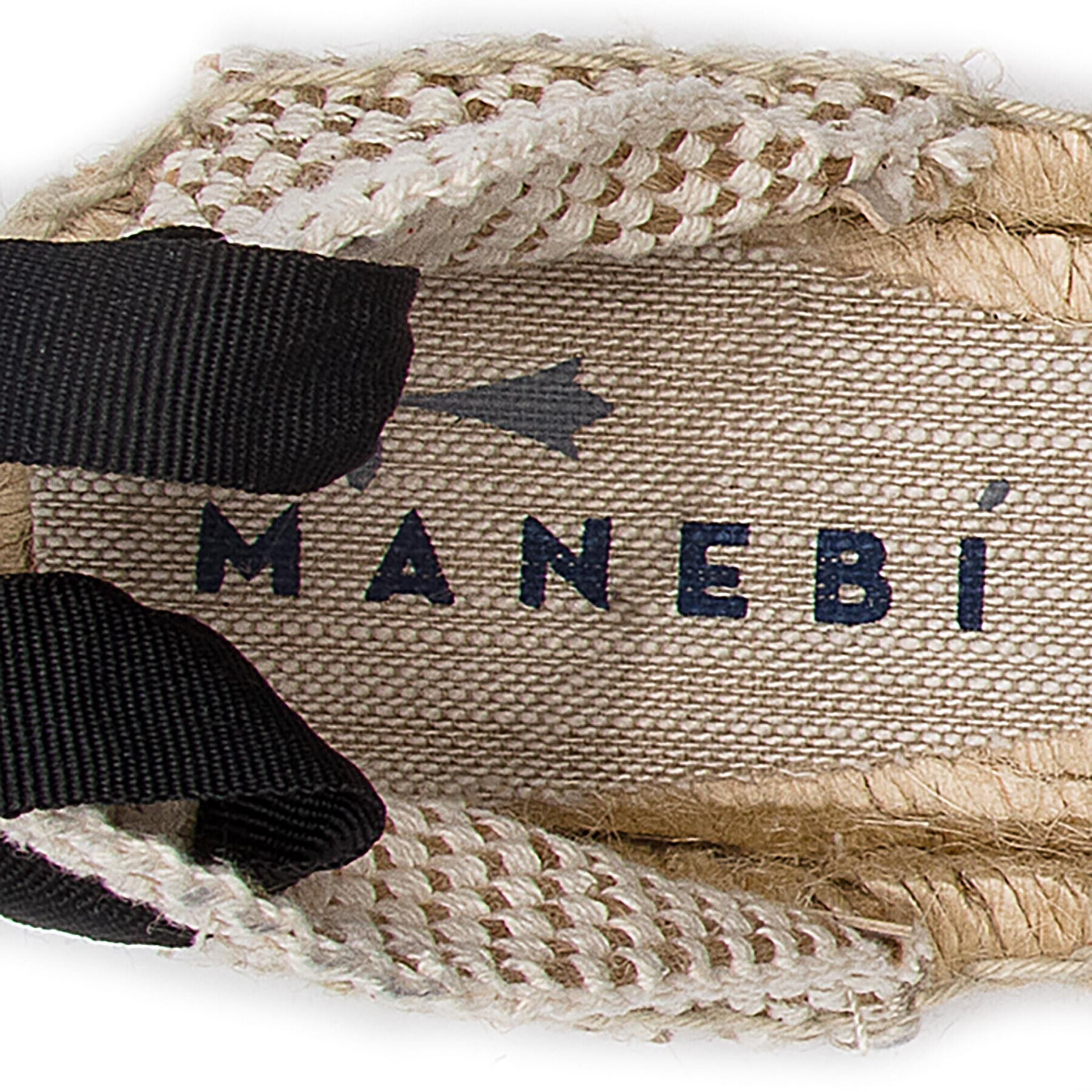 Manebi Espadrile Flat Valenciana K 1.0 P0 Negru - Pled.ro