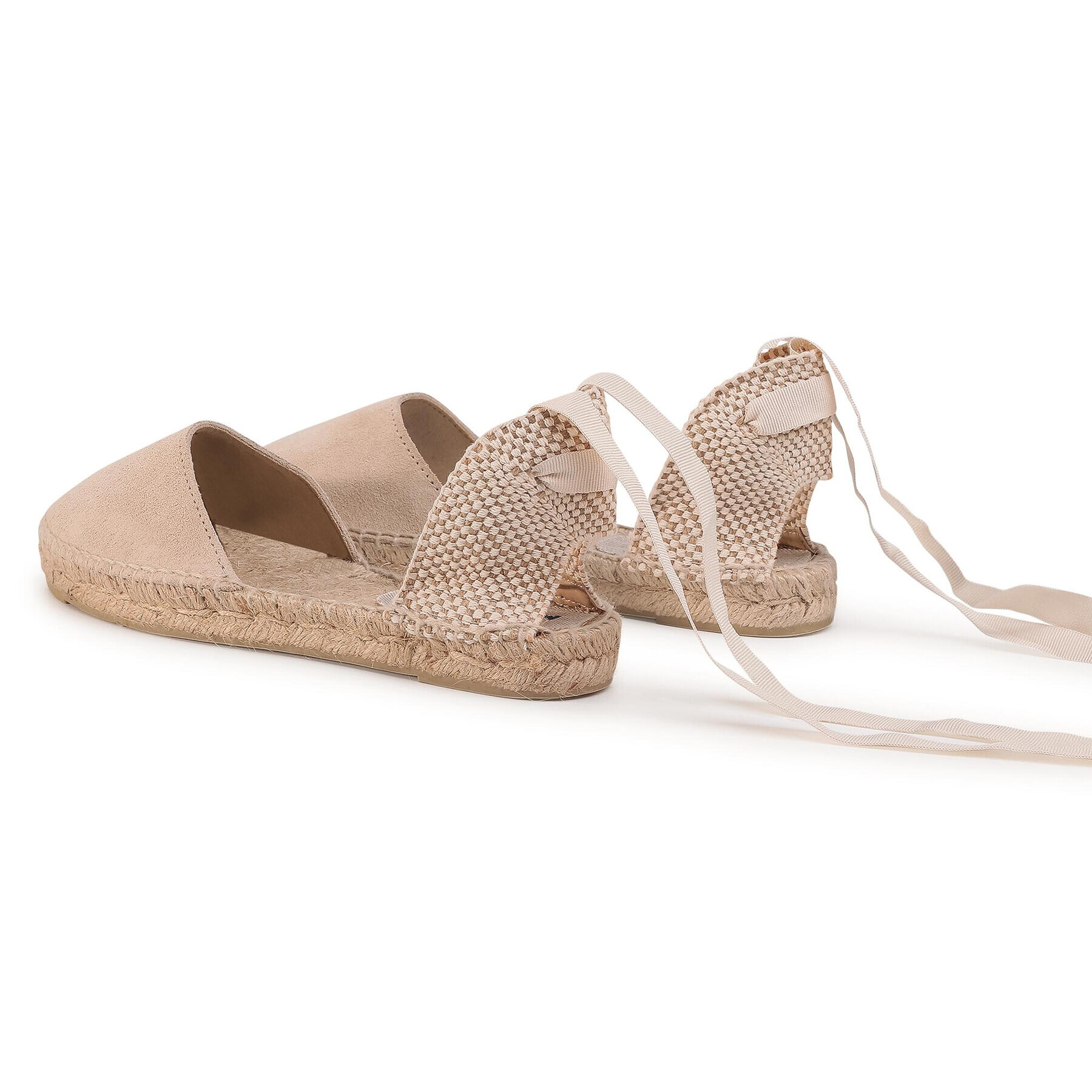 Manebi Espadrile Flat Valenciana K 1.1 P0 Bej - Pled.ro