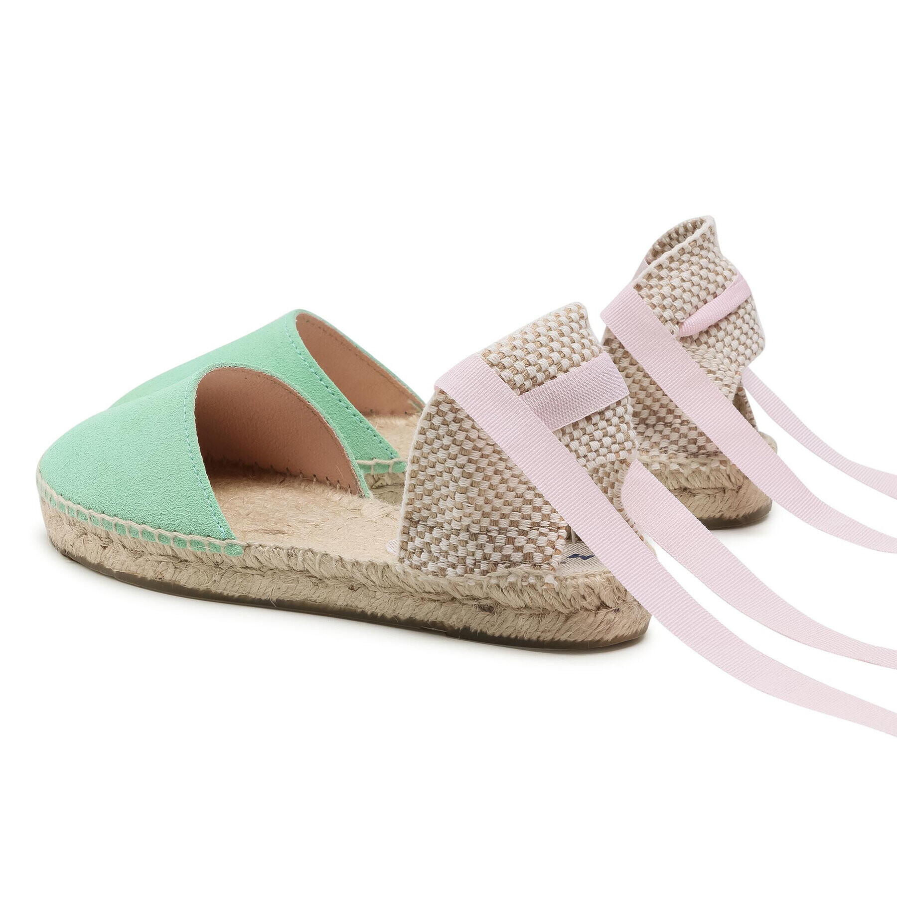 Manebi Espadrile Flat Valenciana M 3.1 P0 Verde - Pled.ro