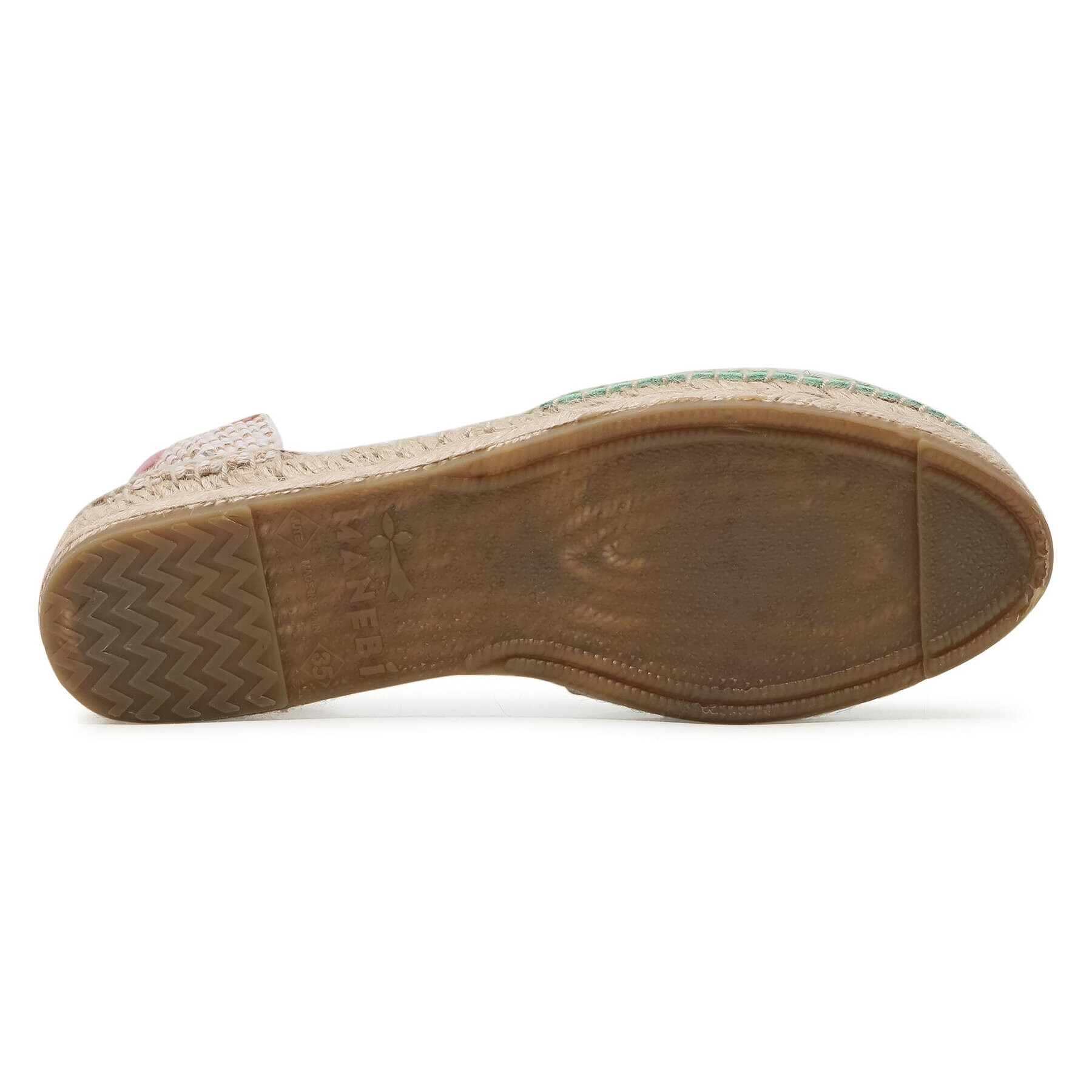 Manebi Espadrile Flat Valenciana M 3.1 P0 Verde - Pled.ro