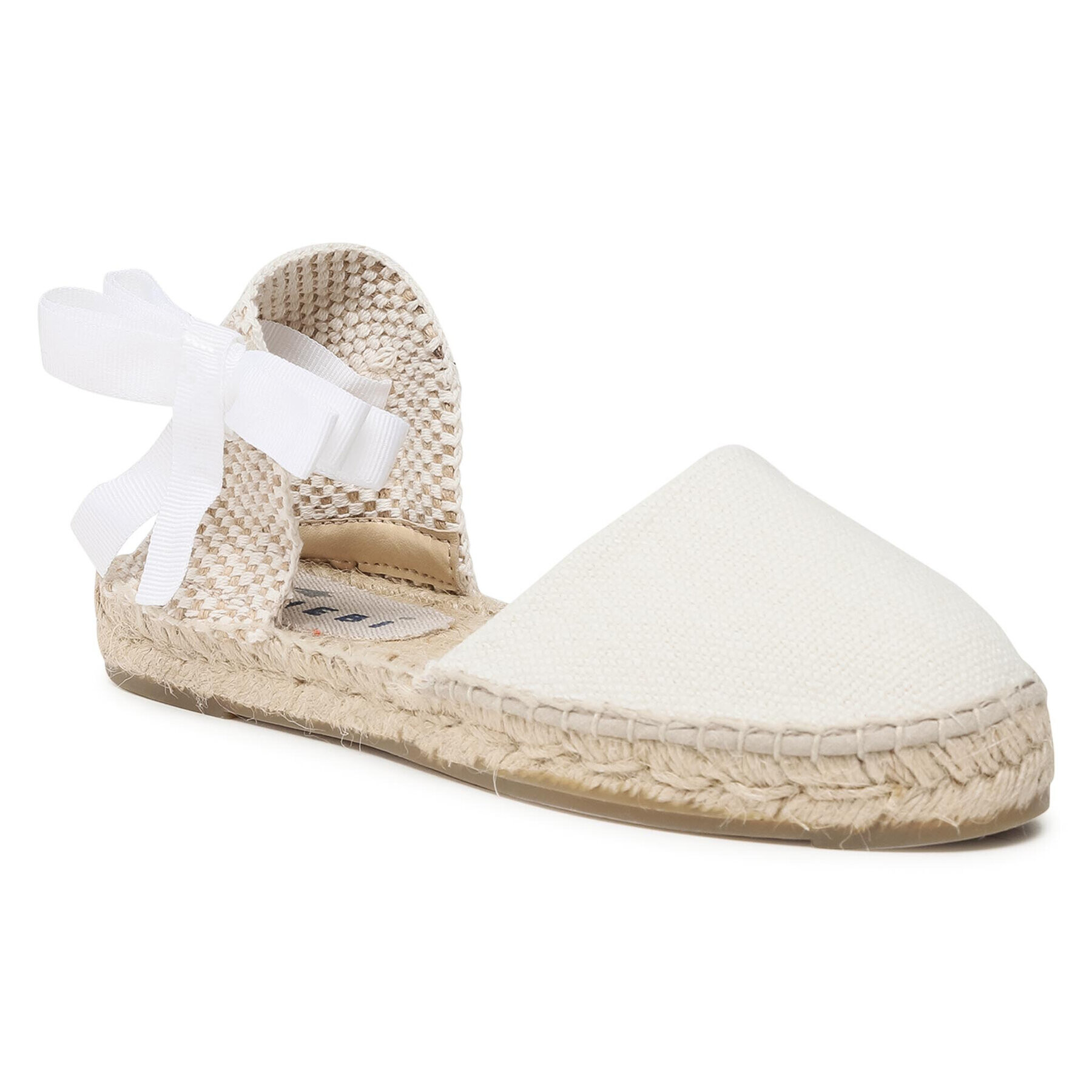 Manebi Espadrile Flat Valenciana O 4.0 P0 Alb - Pled.ro