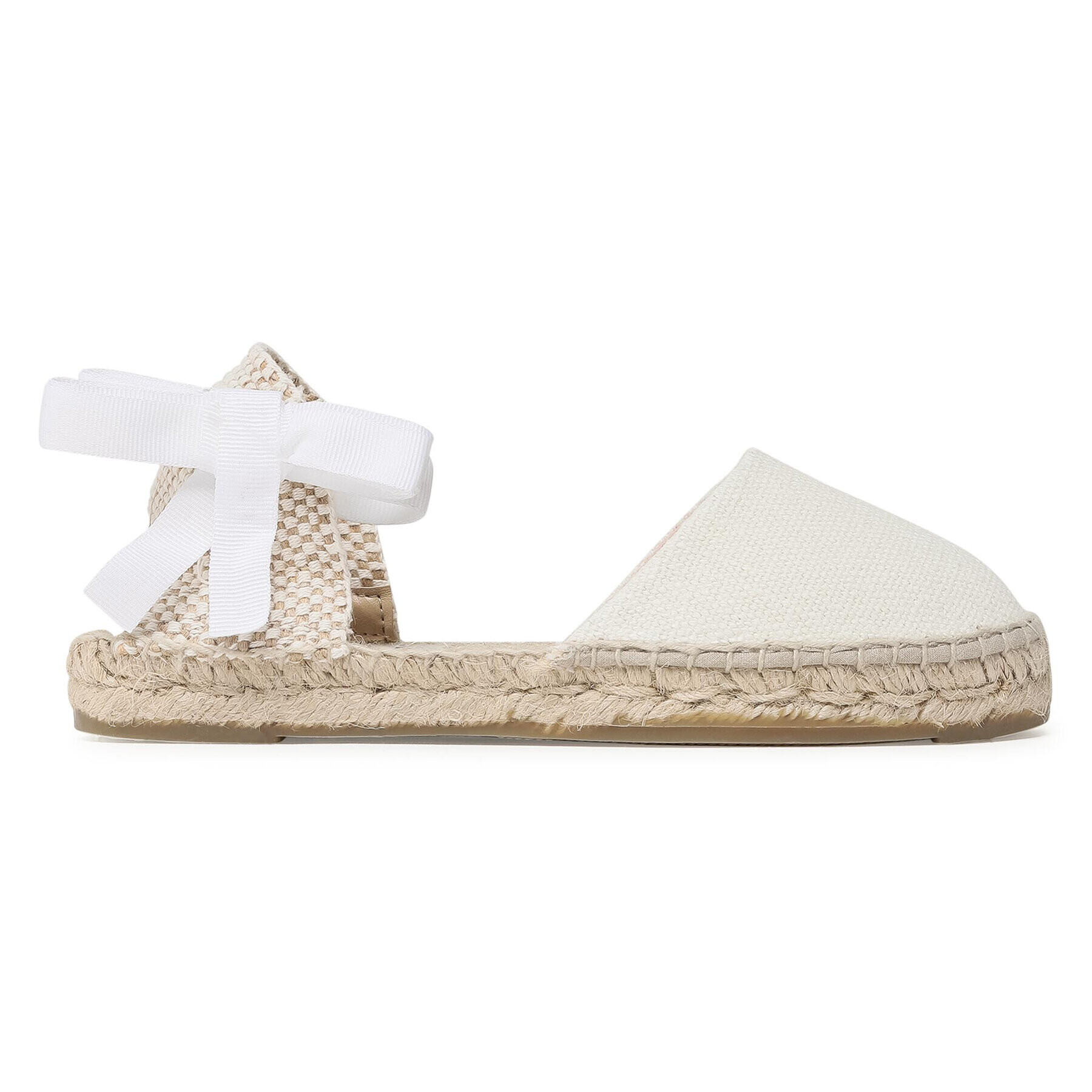 Manebi Espadrile Flat Valenciana O 4.0 P0 Alb - Pled.ro