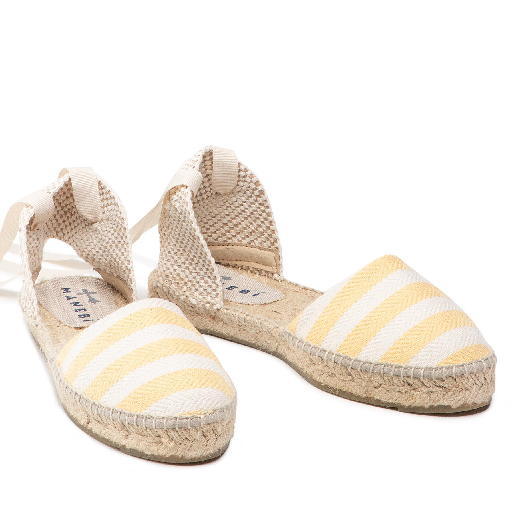 Manebi Espadrile Flat Valenciana T 1.9 P0 Bej - Pled.ro