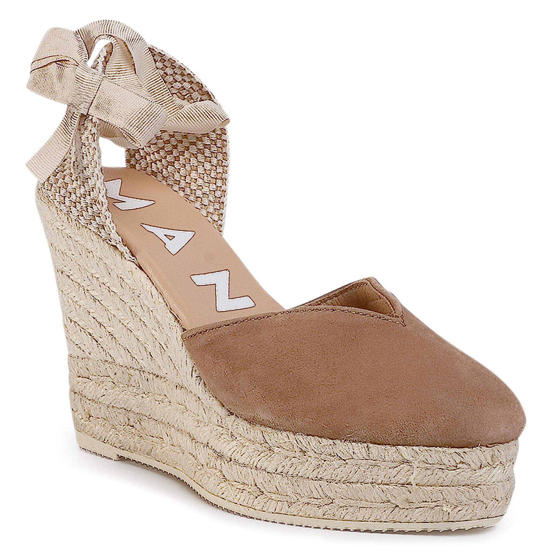 Manebi Espadrile Heart Shape Wedges W 1.9 WH Maro - Pled.ro