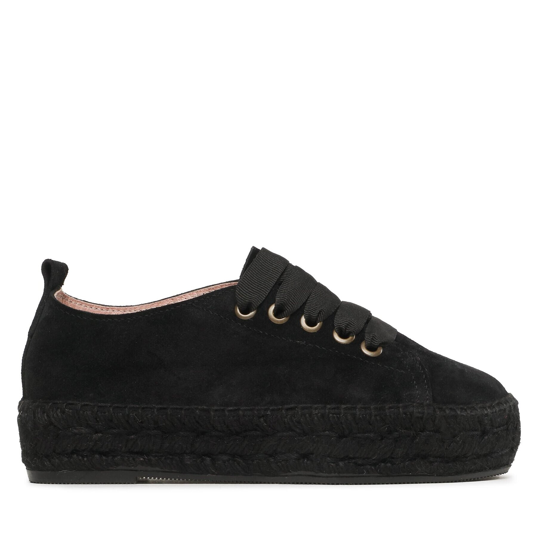 Manebi Espadrile Lace-Up Espadrilles R 2.2 E0 Negru - Pled.ro