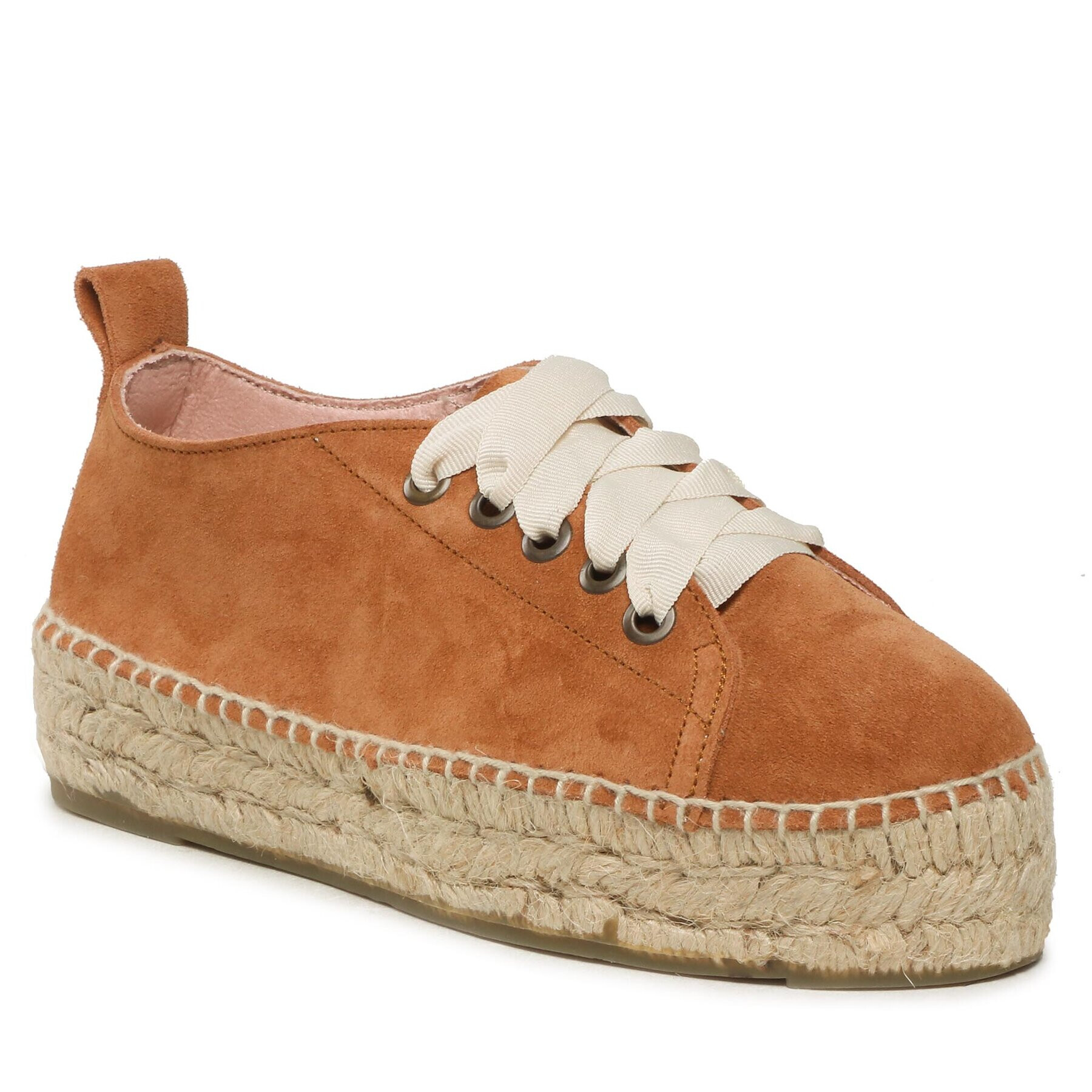 Manebi Espadrile Lace-Up Espadrilles R 3.9 E0 Maro - Pled.ro