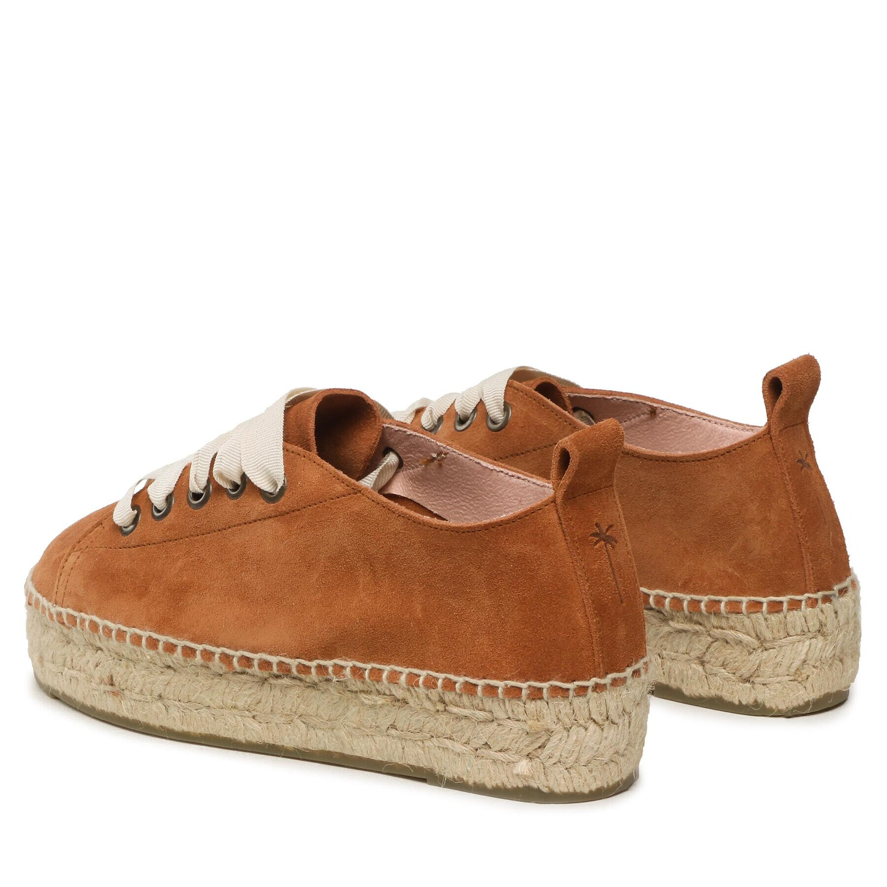 Manebi Espadrile Lace-Up Espadrilles R 3.9 E0 Maro - Pled.ro