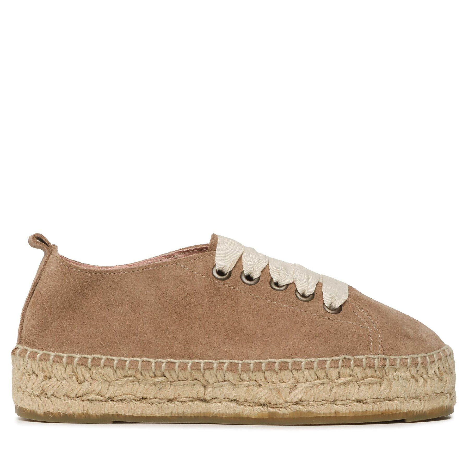 Manebi Espadrile Lace-Up Espadrilles W 1.9 E0 Bej - Pled.ro