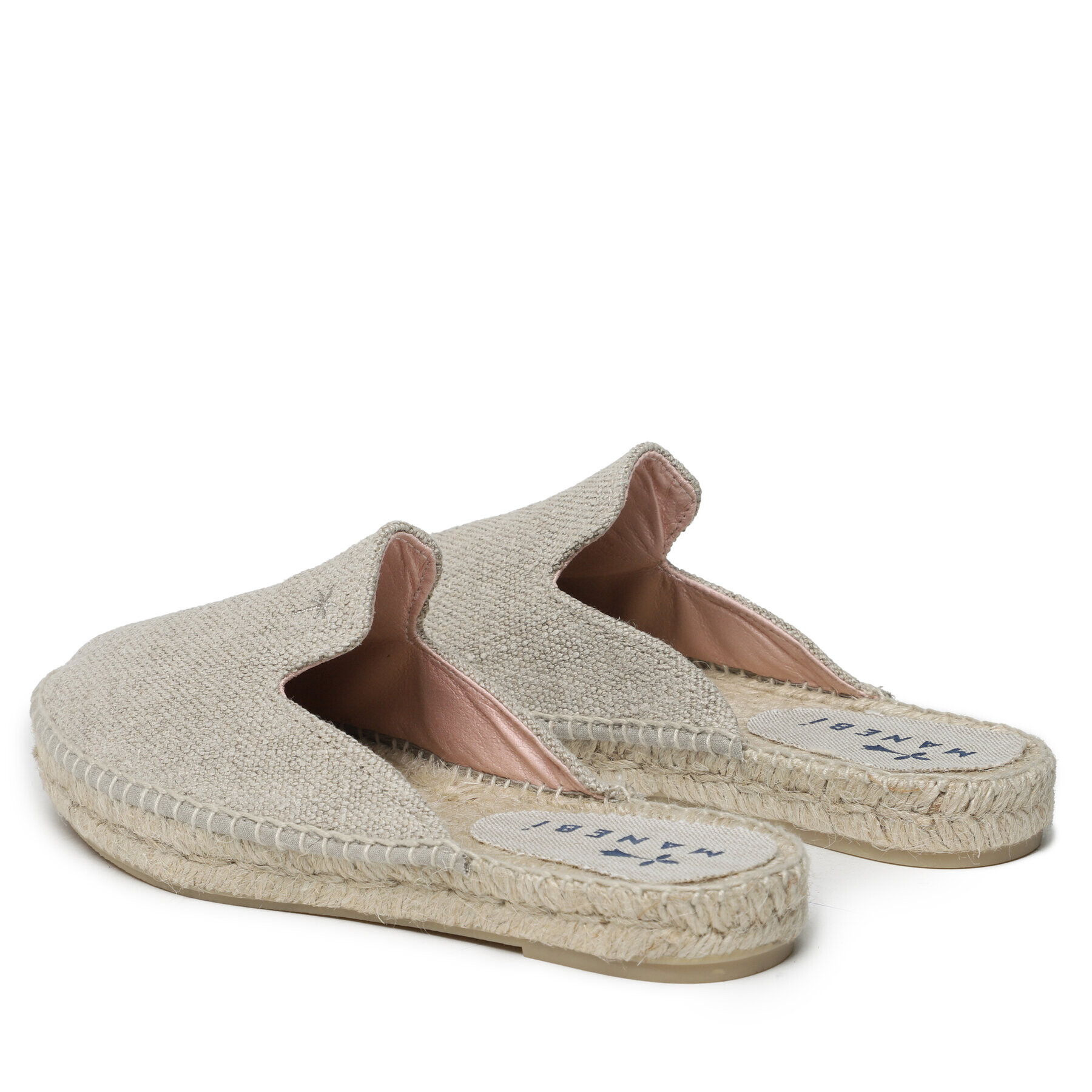 Manebi Espadrile Mules O 7.1 M0 Bej - Pled.ro