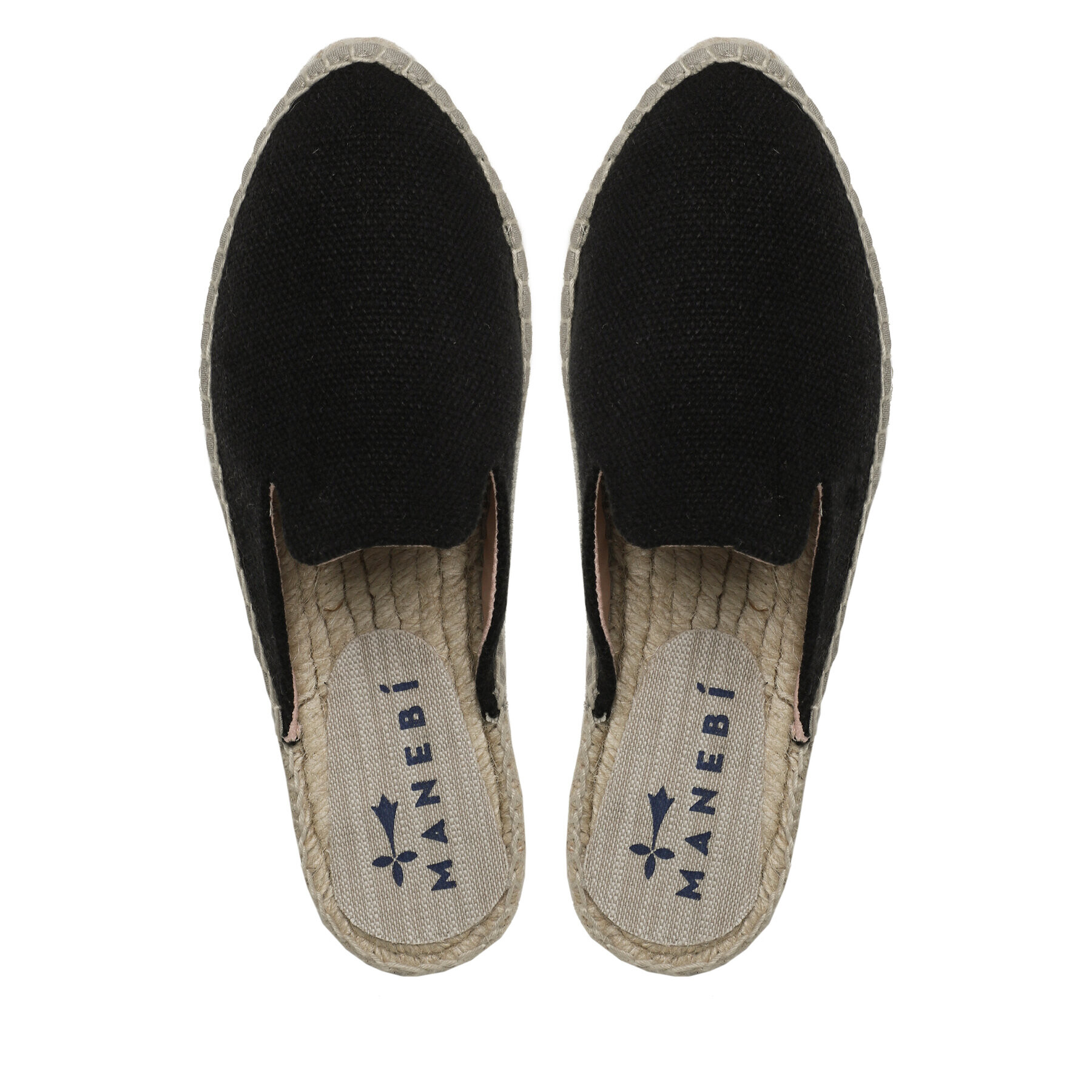 Manebi Espadrile Mules O 7.9 Negru - Pled.ro