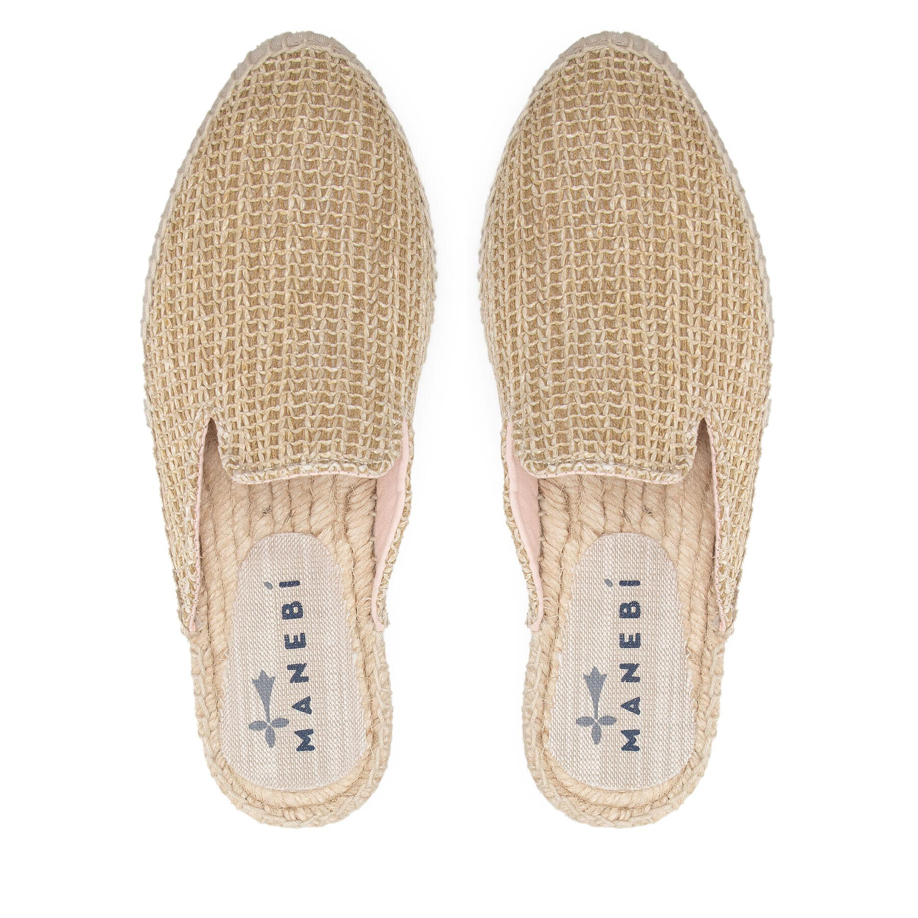 Manebi Espadrile Mules T 1.2 M0 Bej - Pled.ro