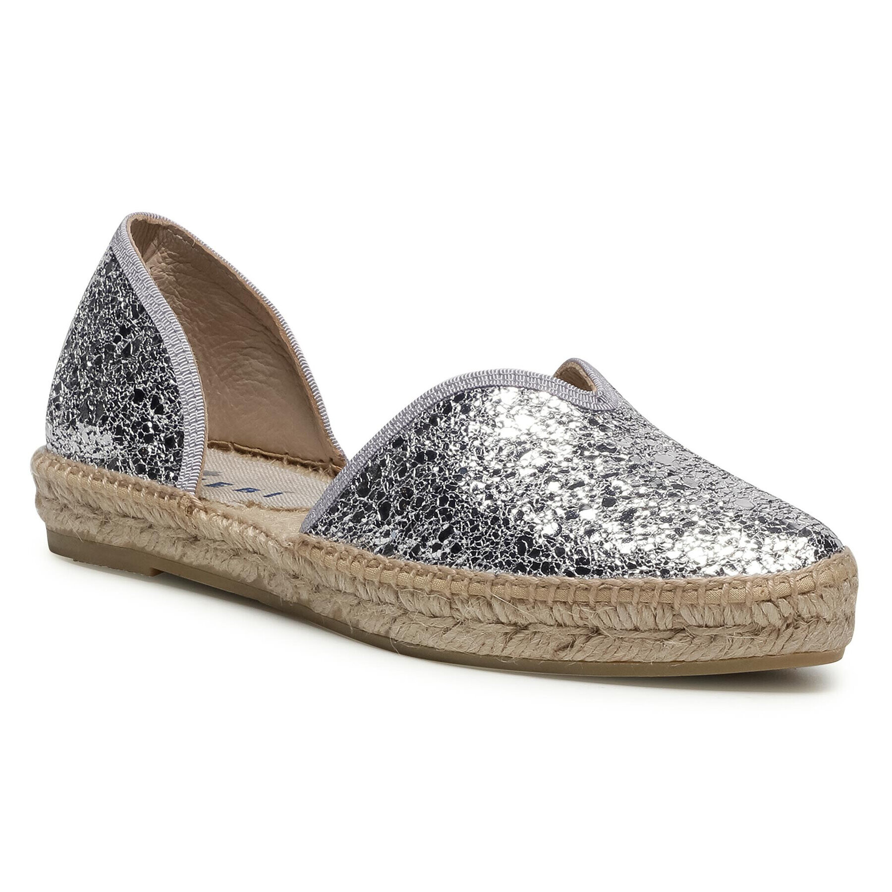 Manebi Espadrile Open-Side Flats G 0.3 O0 Argintiu - Pled.ro