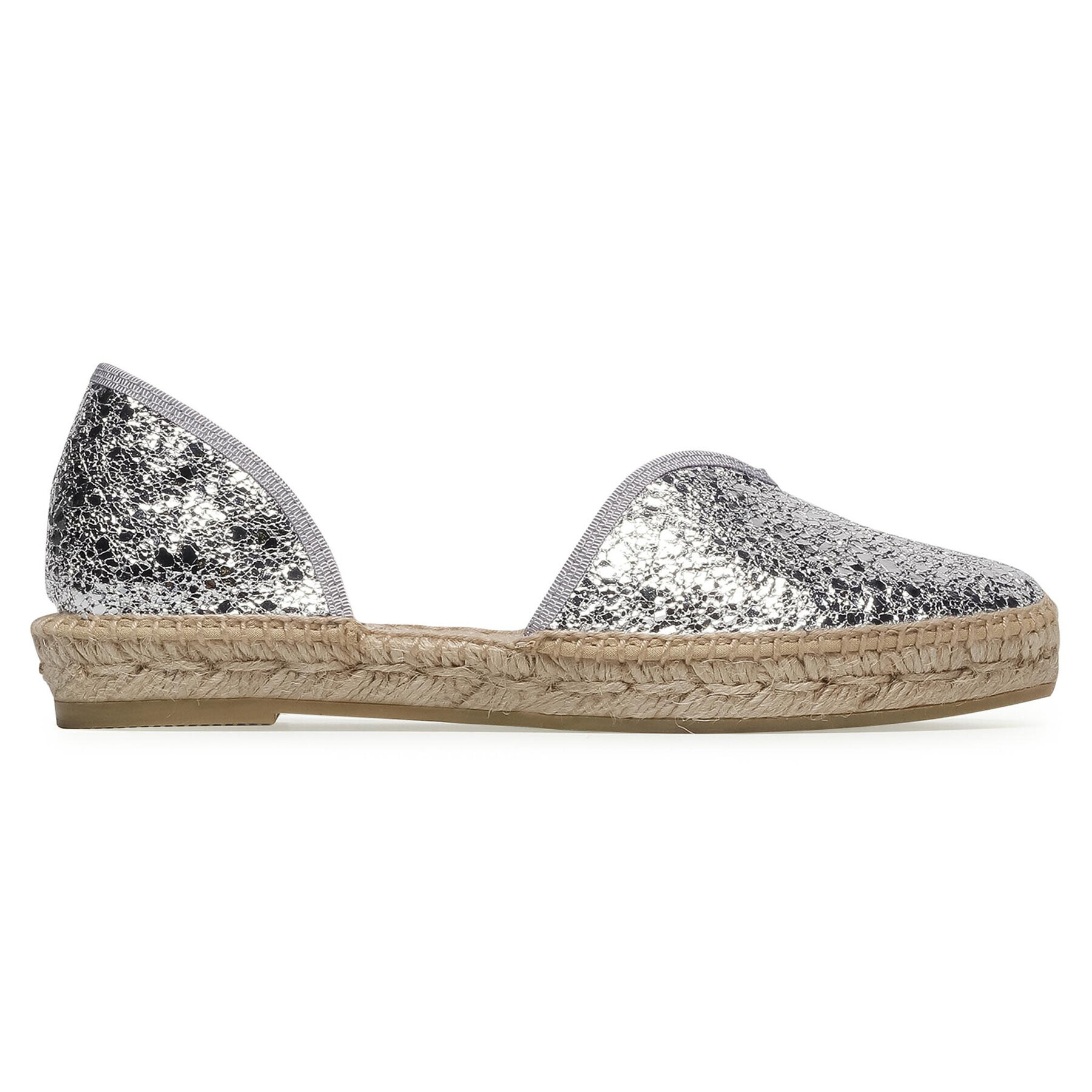 Manebi Espadrile Open-Side Flats G 0.3 O0 Argintiu - Pled.ro