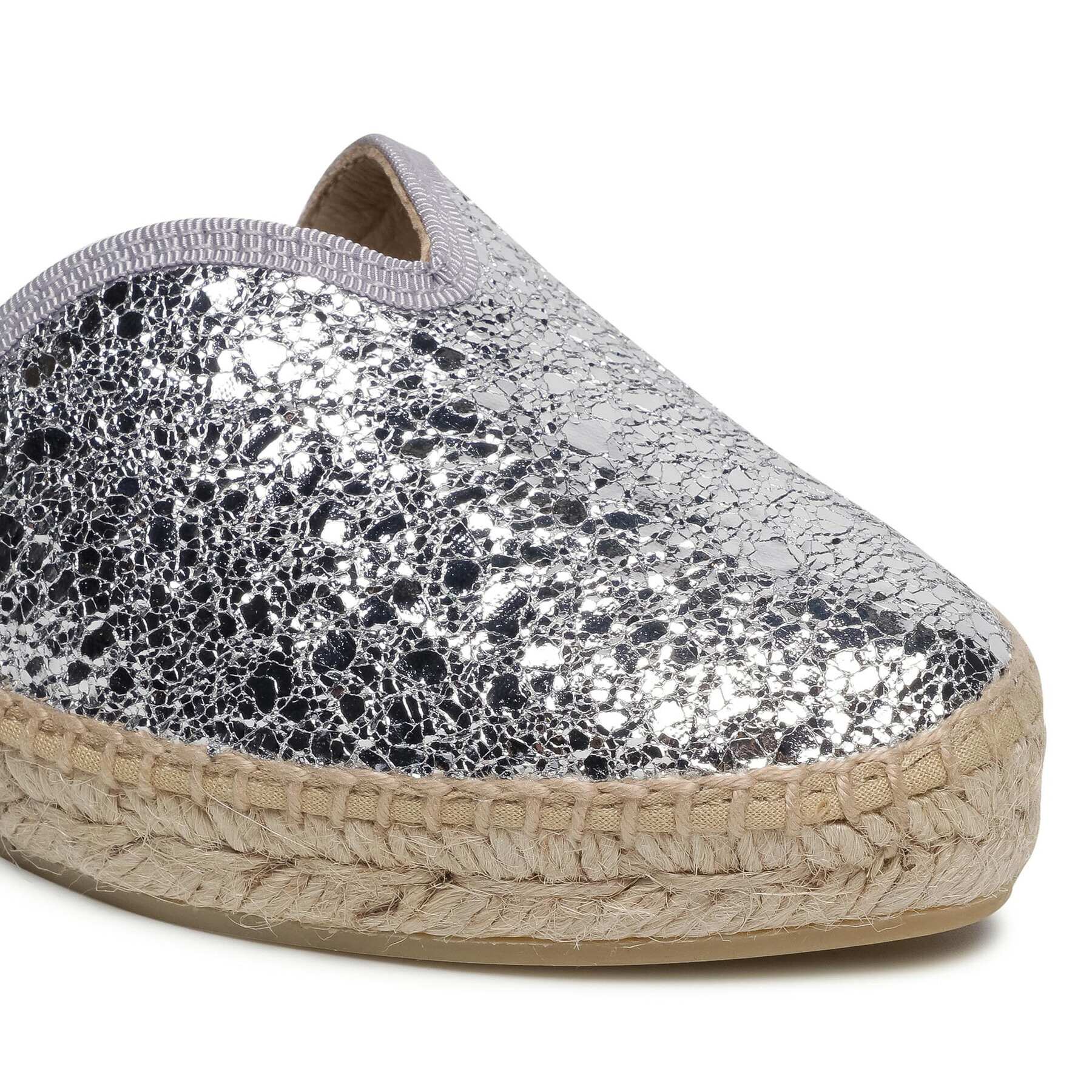 Manebi Espadrile Open-Side Flats G 0.3 O0 Argintiu - Pled.ro