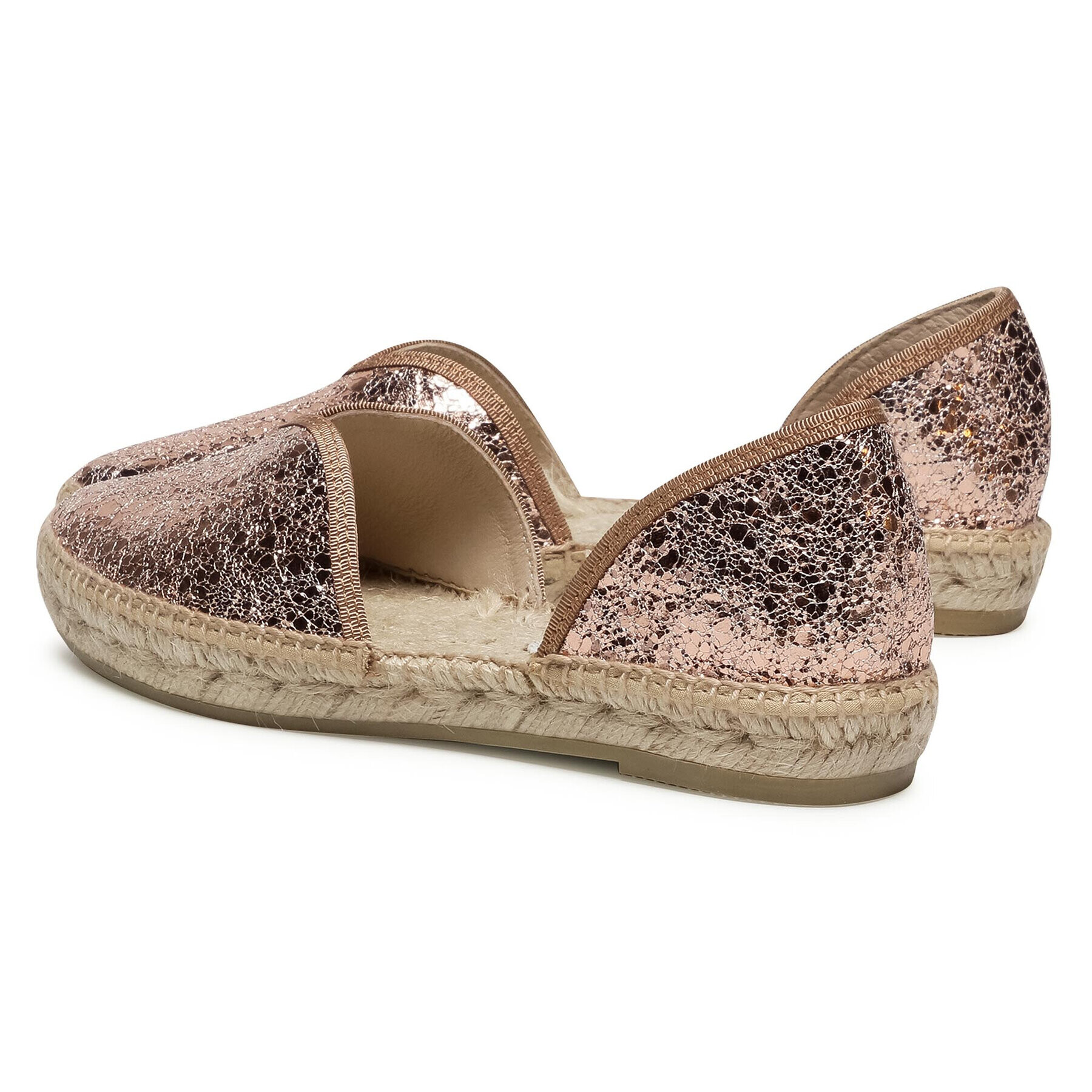 Manebi Espadrile Open-Side Flats G 0.4 O0 Auriu - Pled.ro