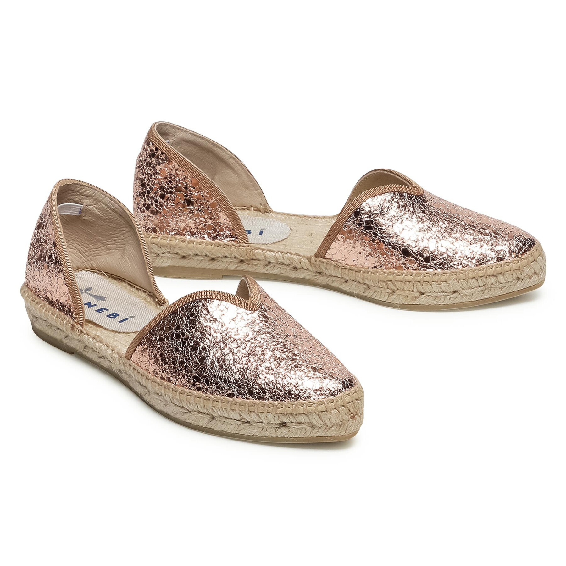 Manebi Espadrile Open-Side Flats G 0.4 O0 Auriu - Pled.ro