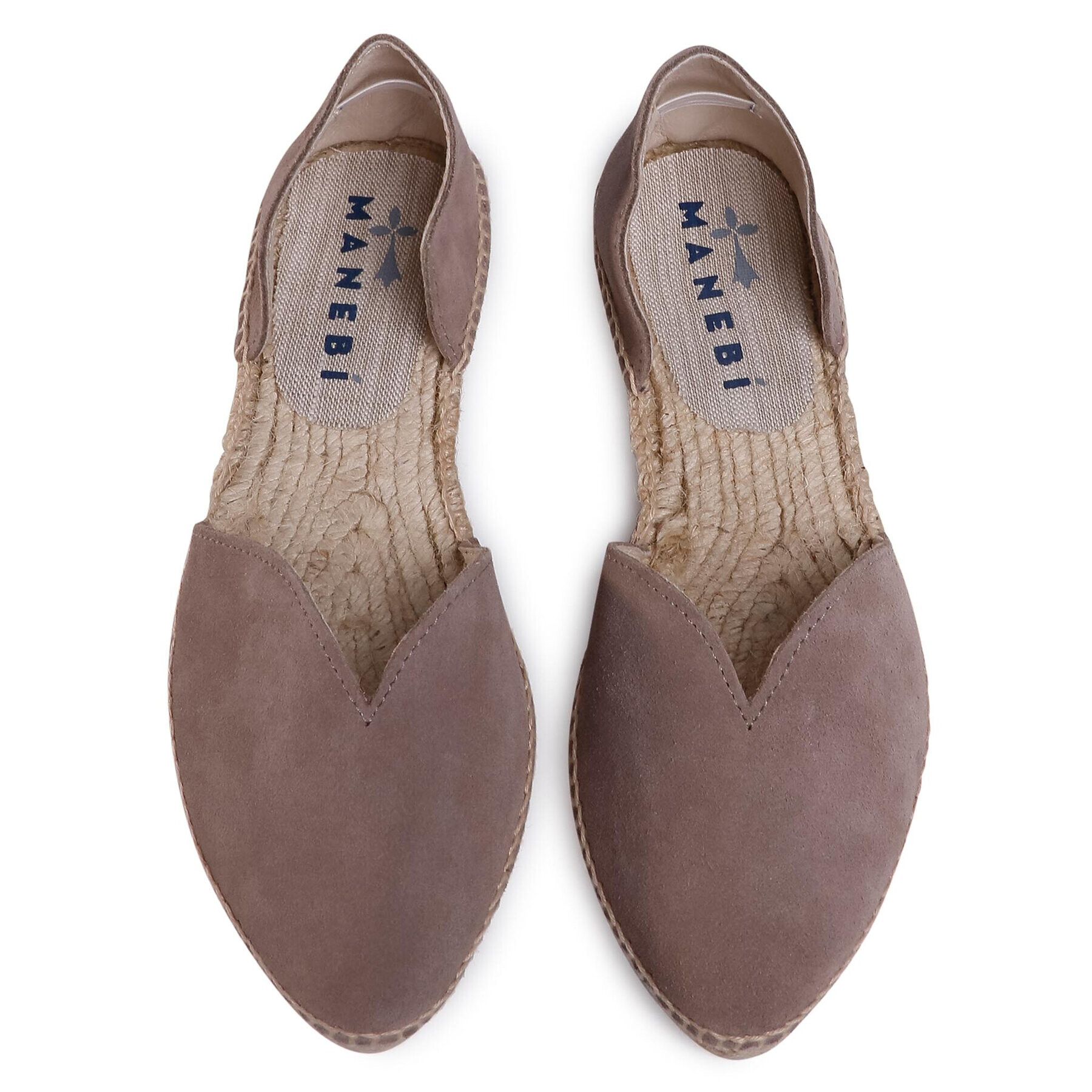 Manebi Espadrile Open-Side Flats K 1.9 O0 Maro - Pled.ro