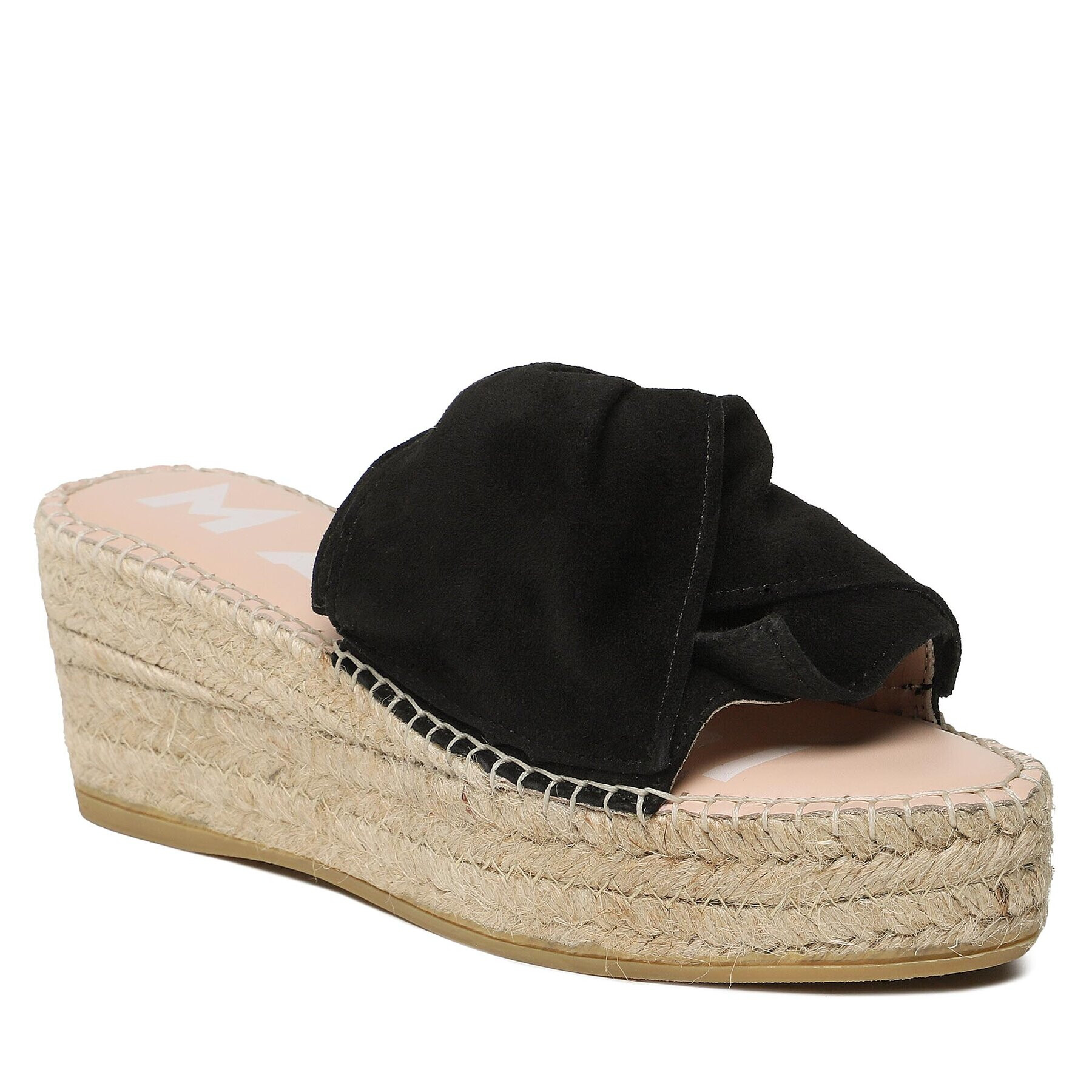 Manebi Espadrile Platforms With Knot K 1.0 WK Negru - Pled.ro