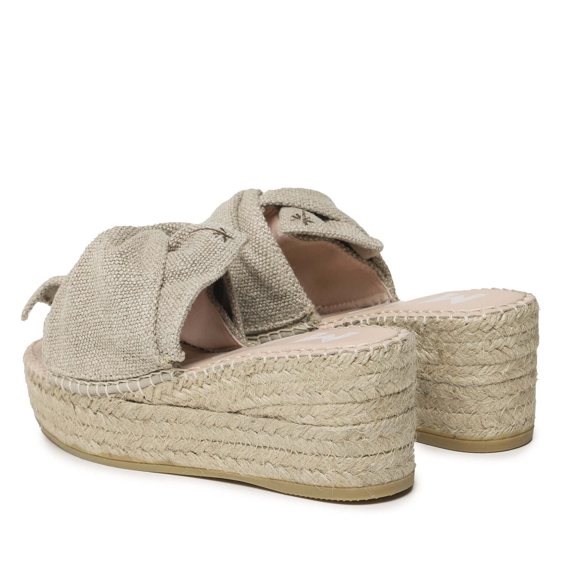 Manebi Espadrile Platforms With Knot O 7.1 WK Bej - Pled.ro