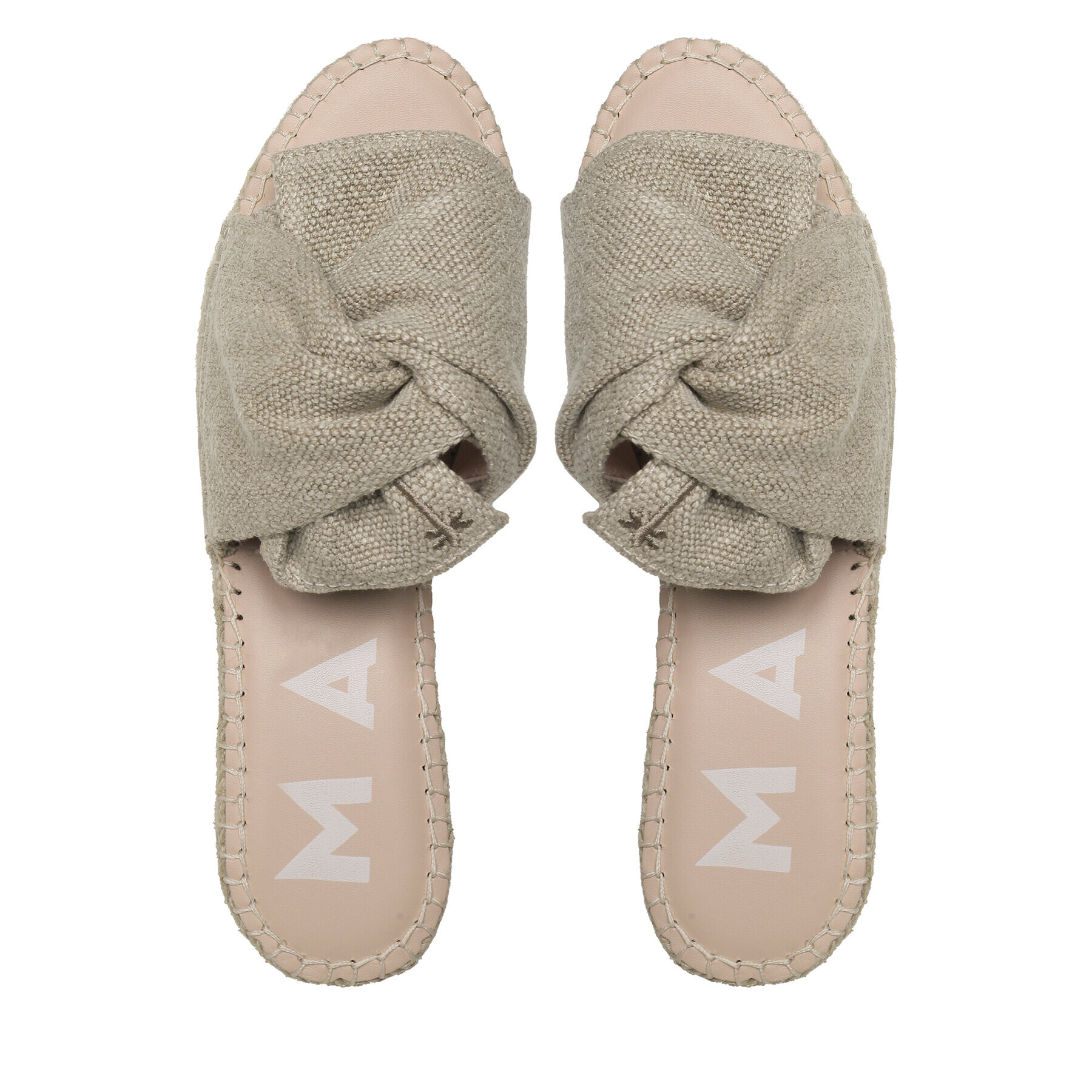 Manebi Espadrile Platforms With Knot O 7.1 WK Bej - Pled.ro