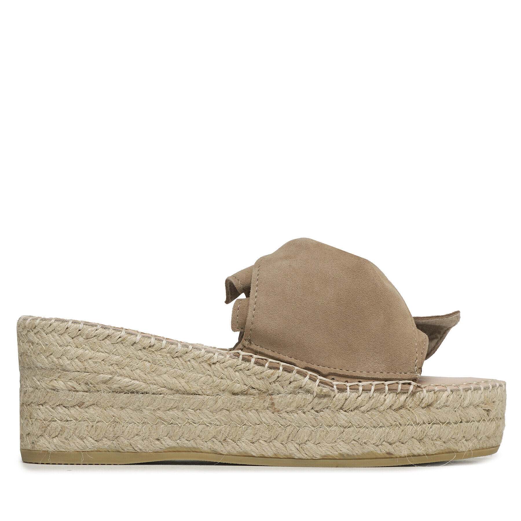 Manebi Espadrile Platforms With Knots W 1.9 WK Gri - Pled.ro