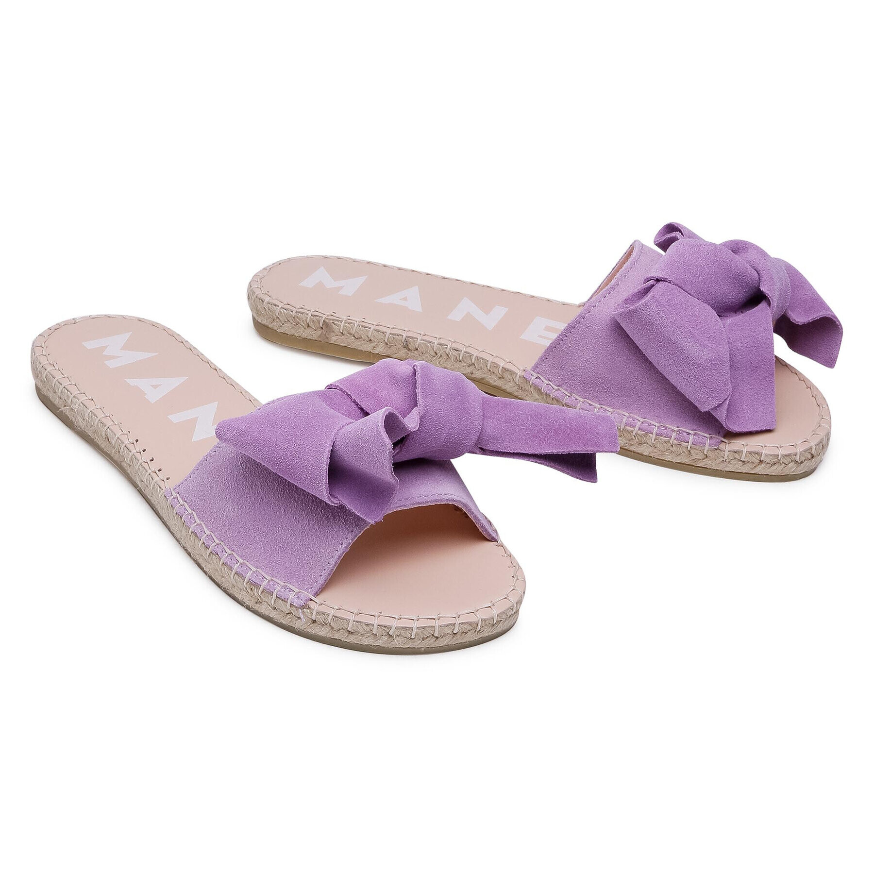 Manebi Espadrile Sadals With Bow M 3.8 J0 Violet - Pled.ro