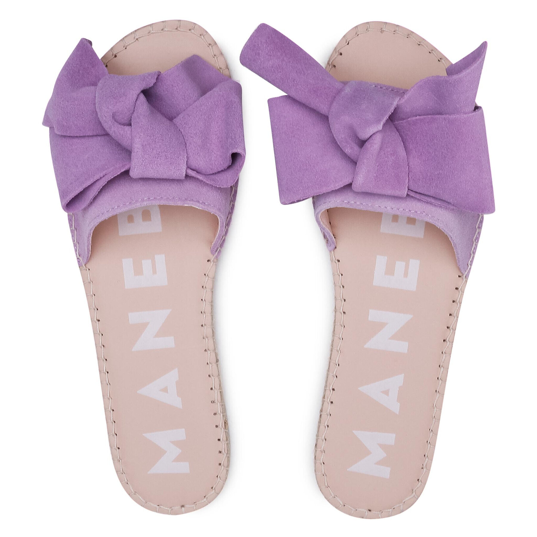 Manebi Espadrile Sadals With Bow M 3.8 J0 Violet - Pled.ro