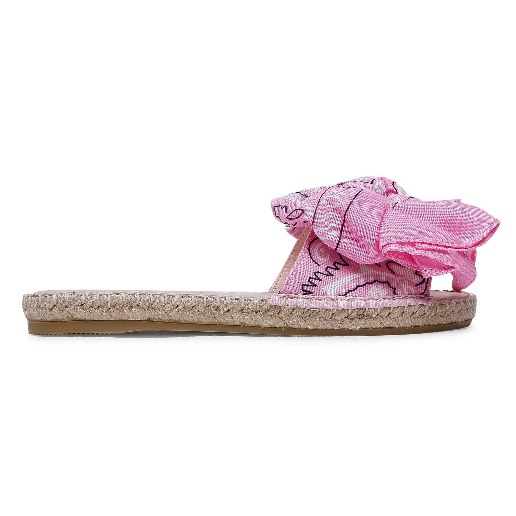 Manebi Espadrile Sandals With Bow G 5.8 J0 Roz - Pled.ro