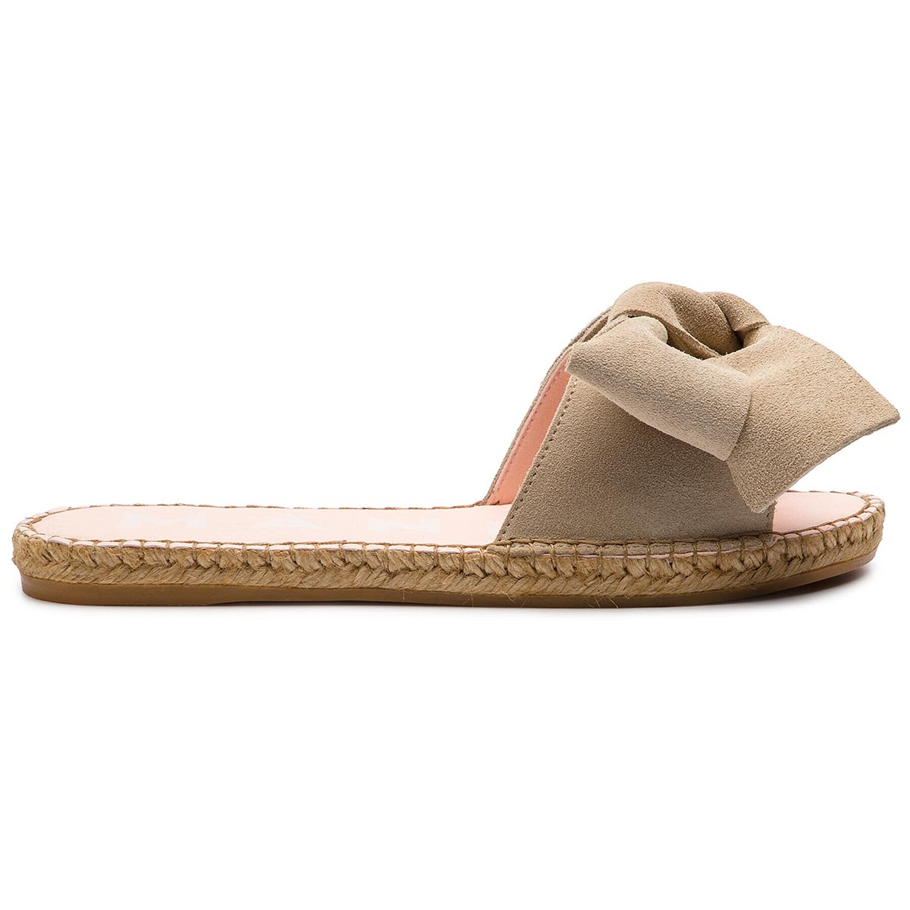 Manebi Espadrile Sandals With Bow K 1.1 J0 Bej - Pled.ro