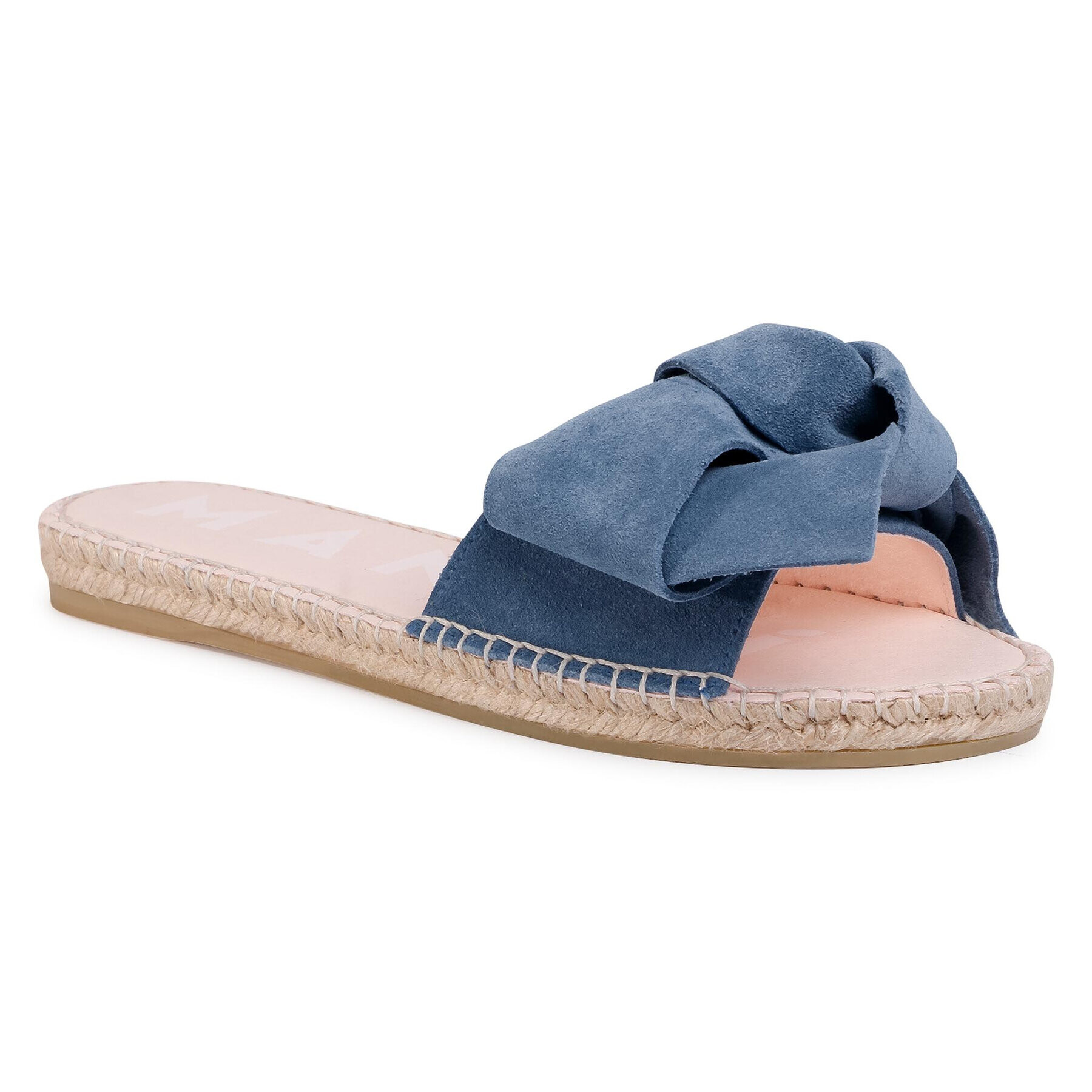 Manebi Espadrile Sandals With Bow K 1.3 J0 Albastru - Pled.ro