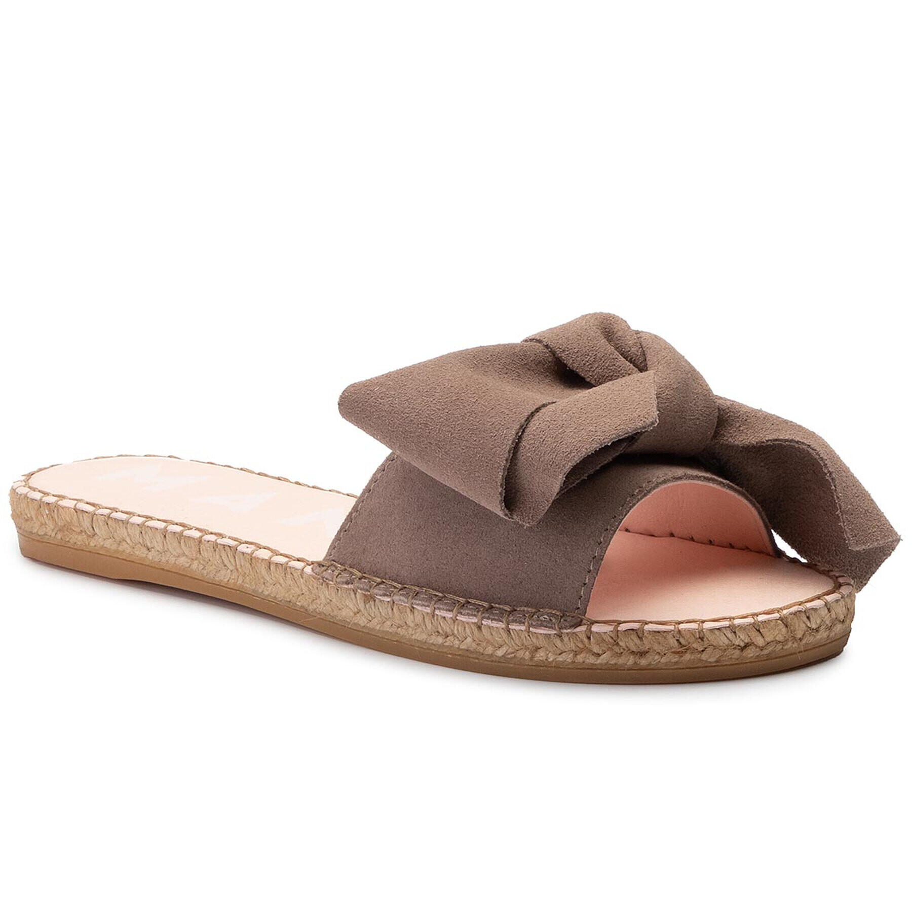 Manebi Espadrile Sandals With Bow K 1.9 J0 Maro - Pled.ro