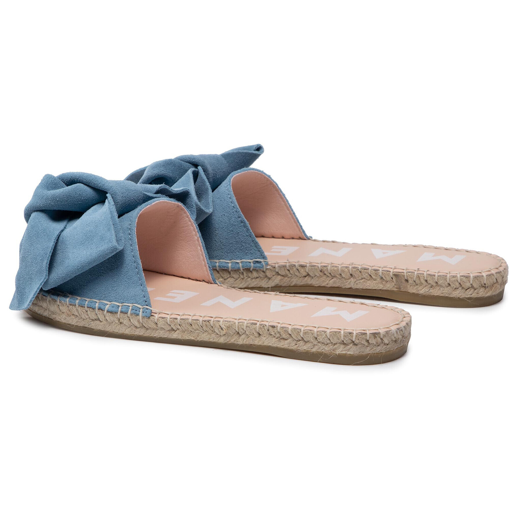 Manebi Espadrile Sandals With Bow M 3.0 J0 Albastru - Pled.ro