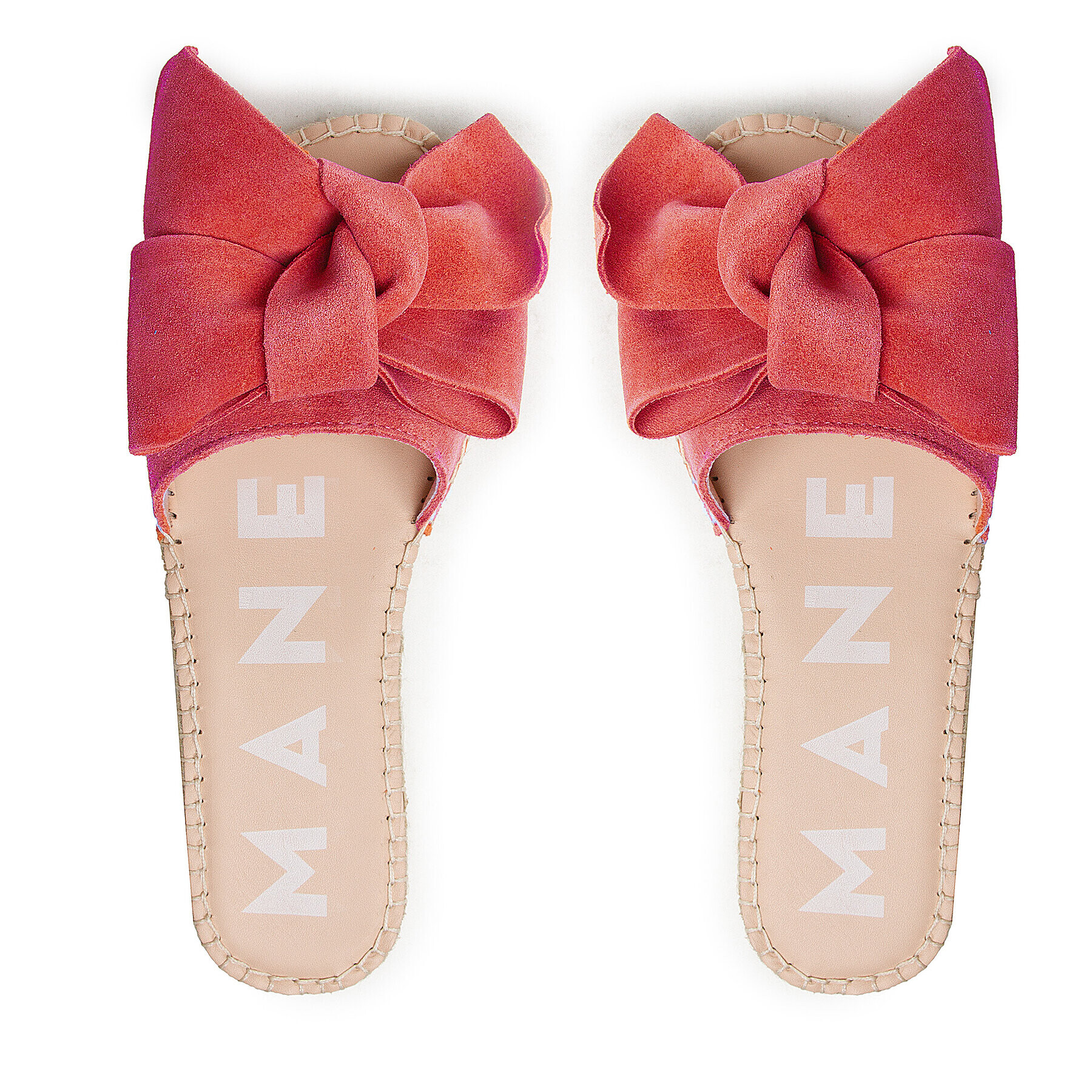 Manebi Espadrile Sandals With Bow R 3.3 J0 Portocaliu - Pled.ro