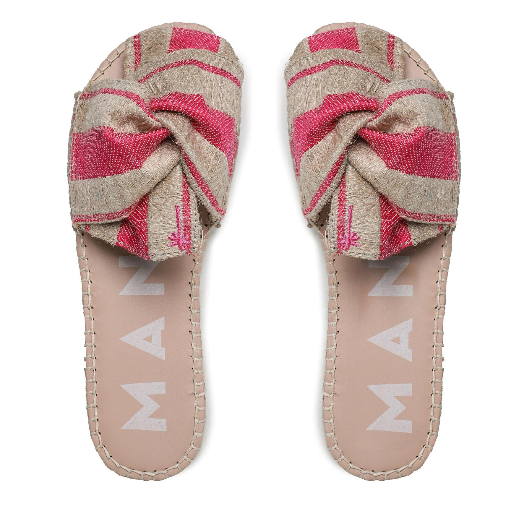 Manebi Espadrile Sandals With Knot G 4.5 JK Bej - Pled.ro