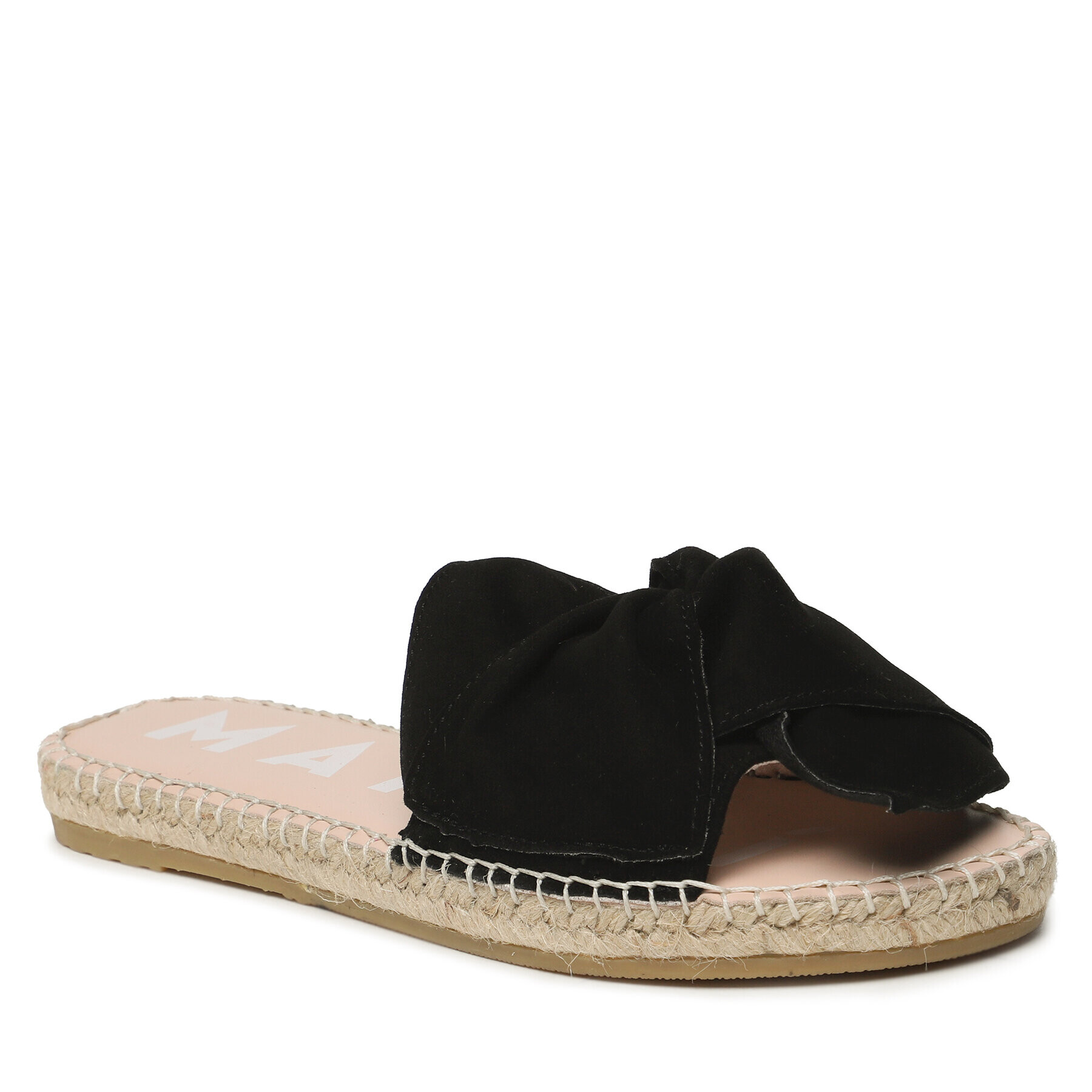 Manebi Espadrile Sandals With Knot K 1.0 JK Negru - Pled.ro