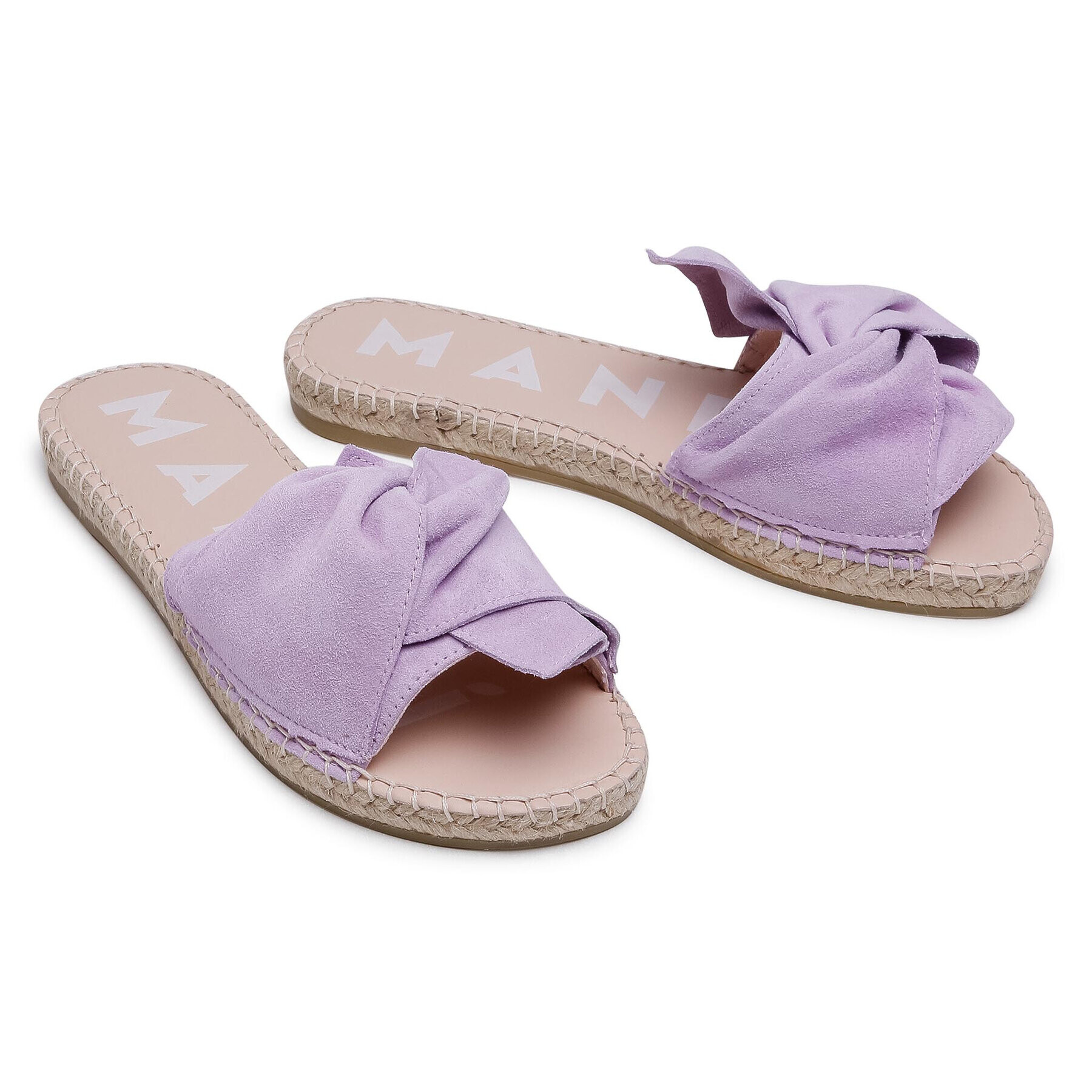 Manebi Espadrile Sandals With Knot M 9.8 JK Violet - Pled.ro