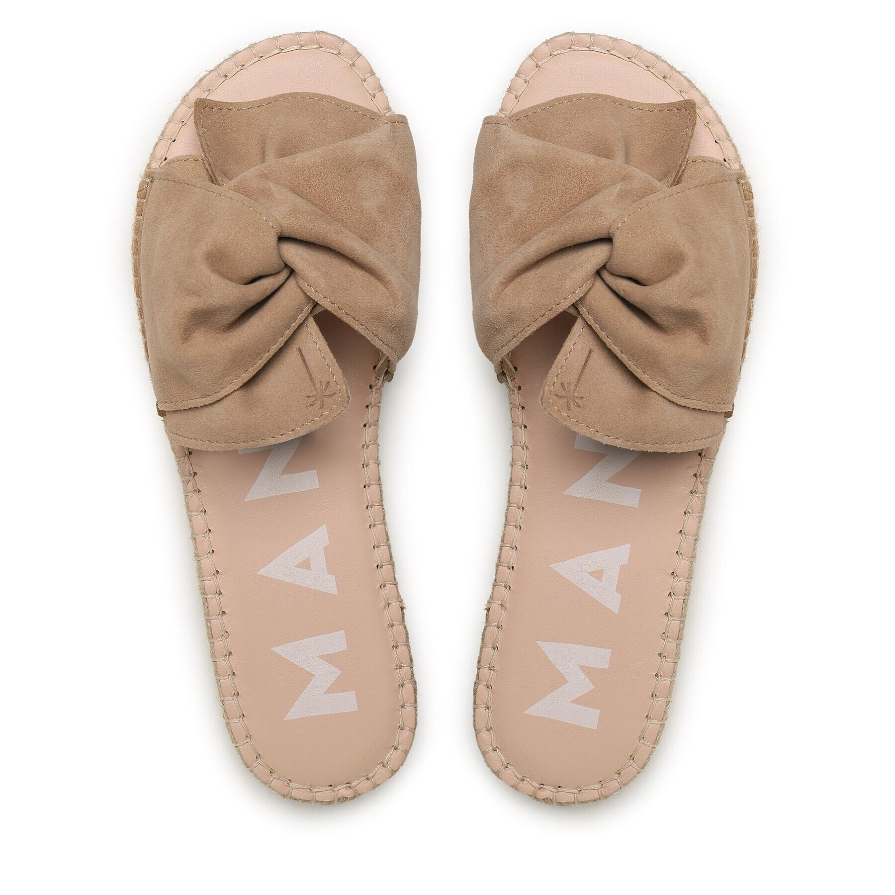 Manebi Espadrile Sandals With Knot W 1.9 JK Bej - Pled.ro