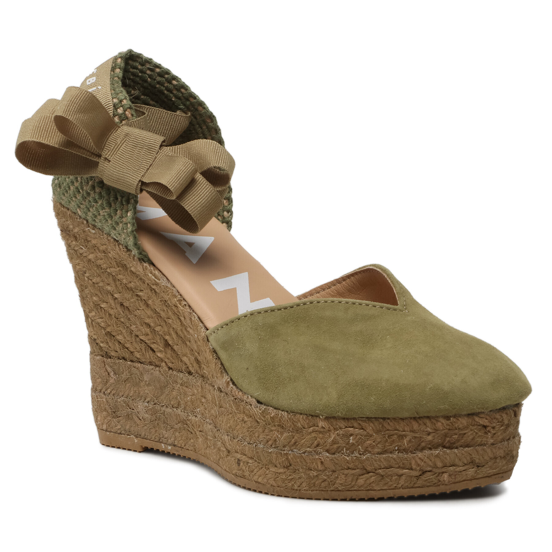 Manebi Espadrile Shaped Wedge Espadrilles R 2.1 WH Verde - Pled.ro