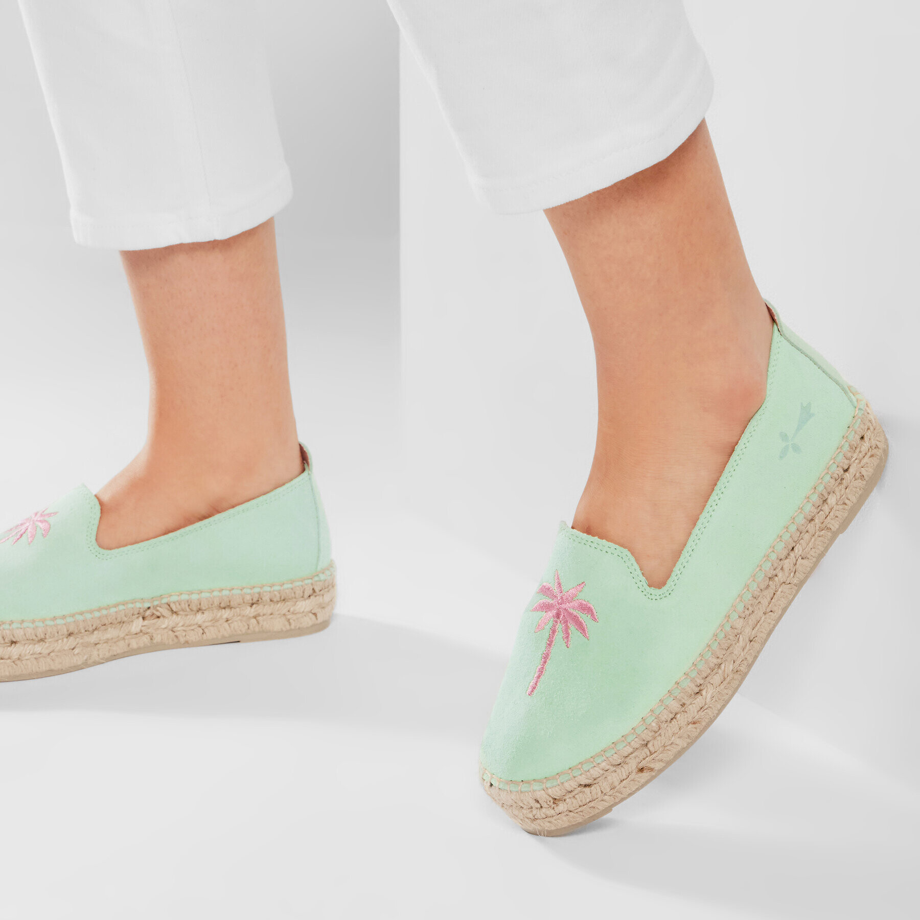 Manebi Espadrile Slippers D G 6.6 D0 Verde - Pled.ro