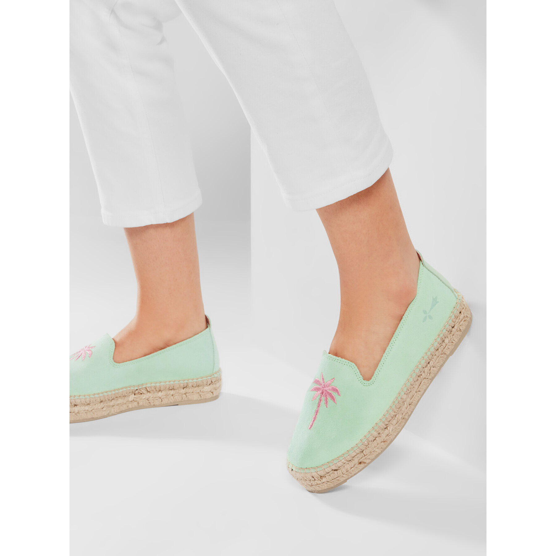 Manebi Espadrile Slippers D G 6.6 D0 Verde - Pled.ro