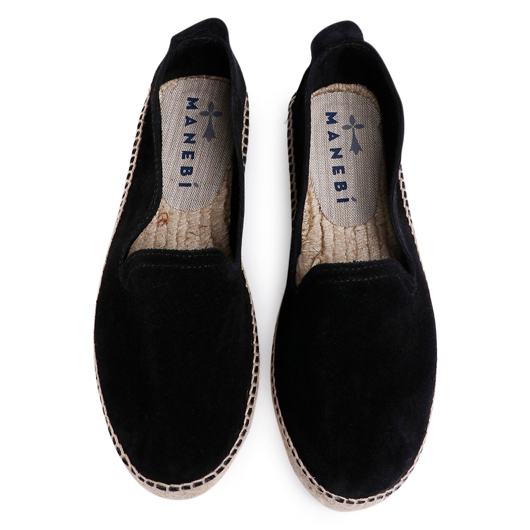 Manebi Espadrile Slippers D K 1.0 D0 Negru - Pled.ro