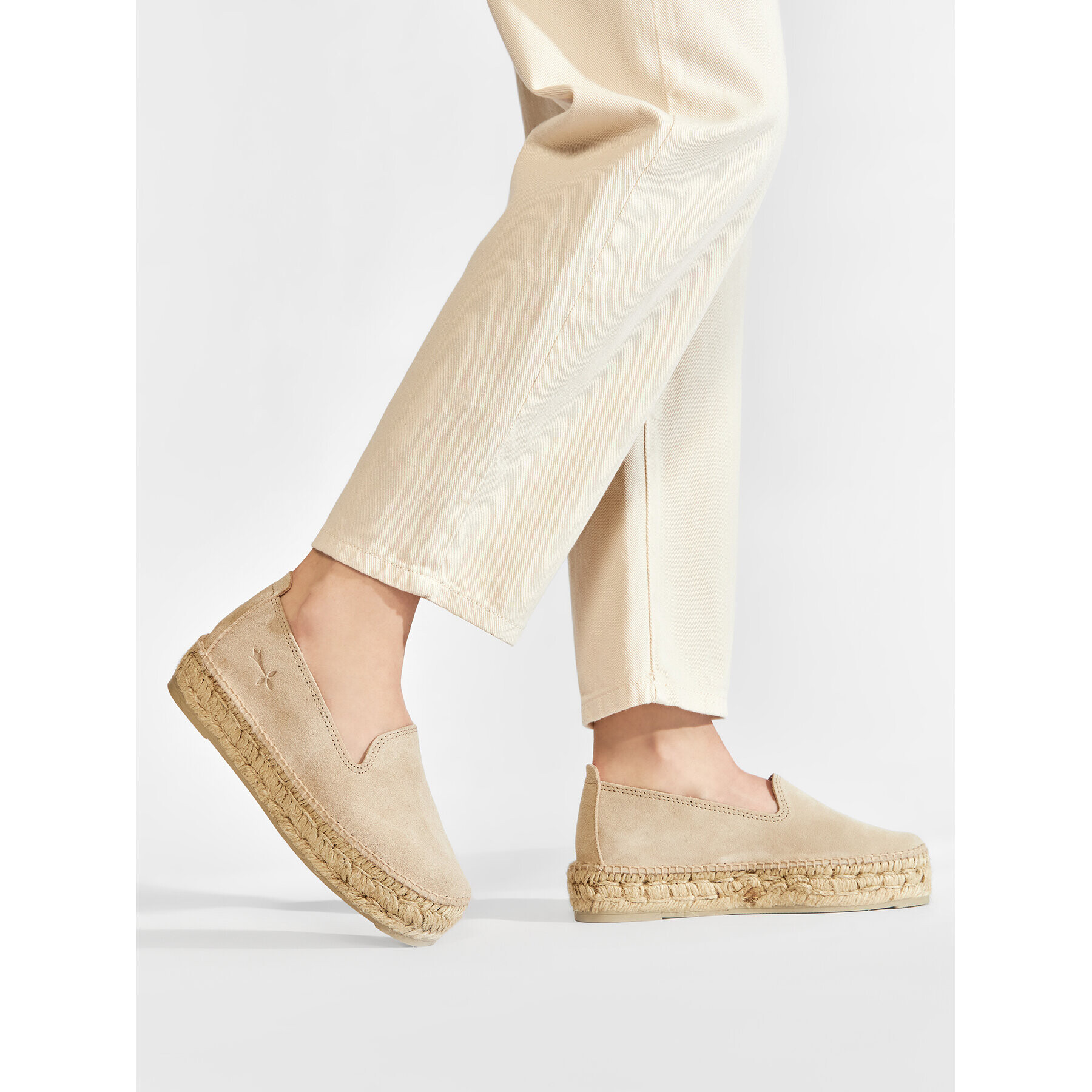 Manebi Espadrile Slippers D K 1.1 N0 Bej - Pled.ro