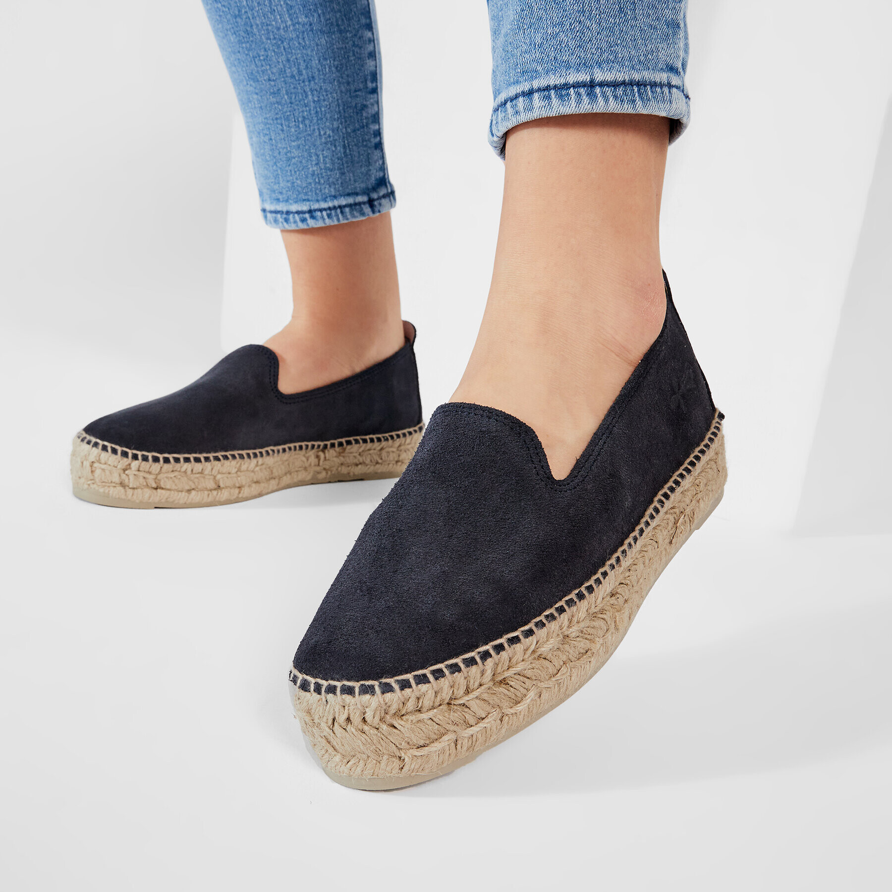 Manebi Espadrile Slippers D K 1.5 D0 Bleumarin - Pled.ro