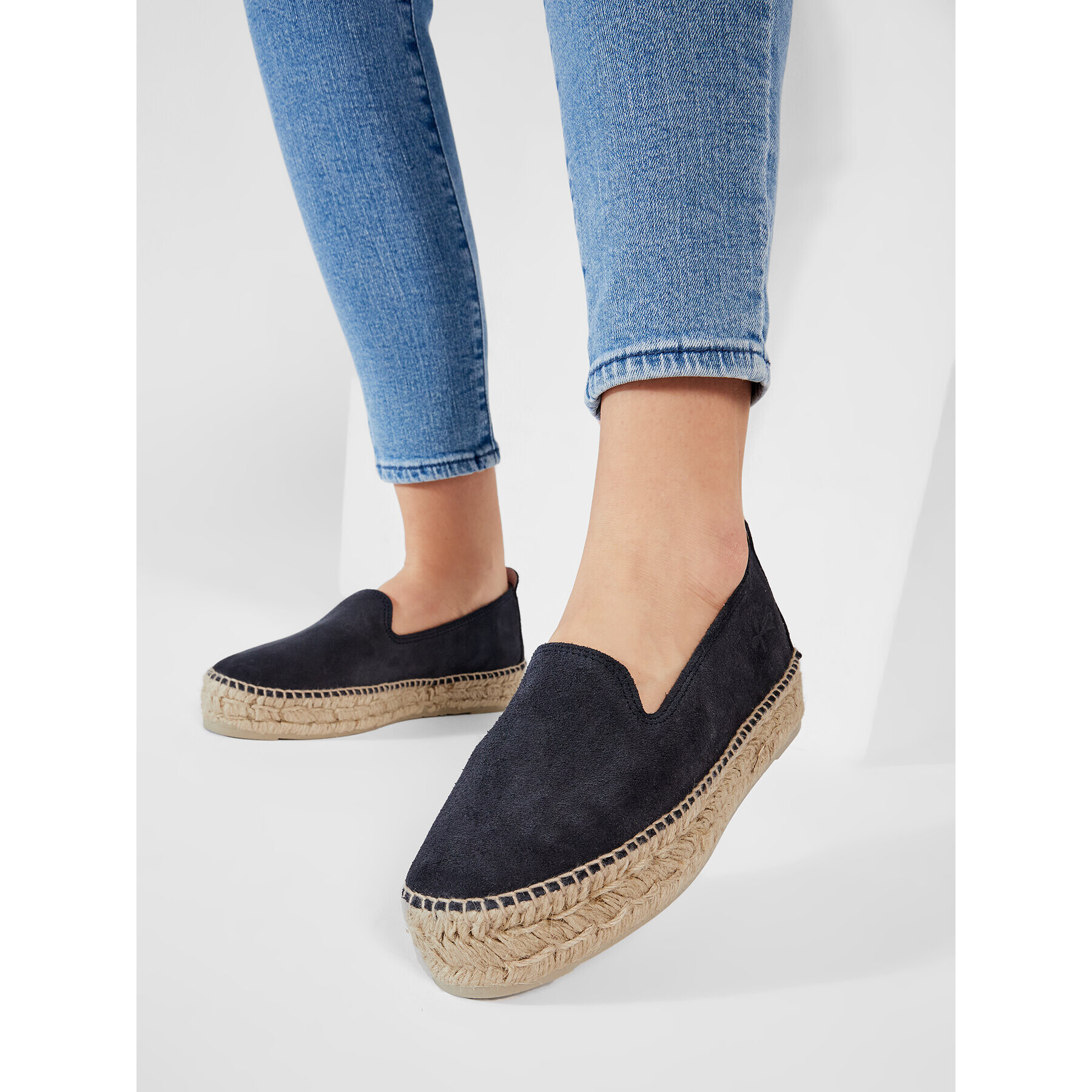 Manebi Espadrile Slippers D K 1.5 D0 Bleumarin - Pled.ro