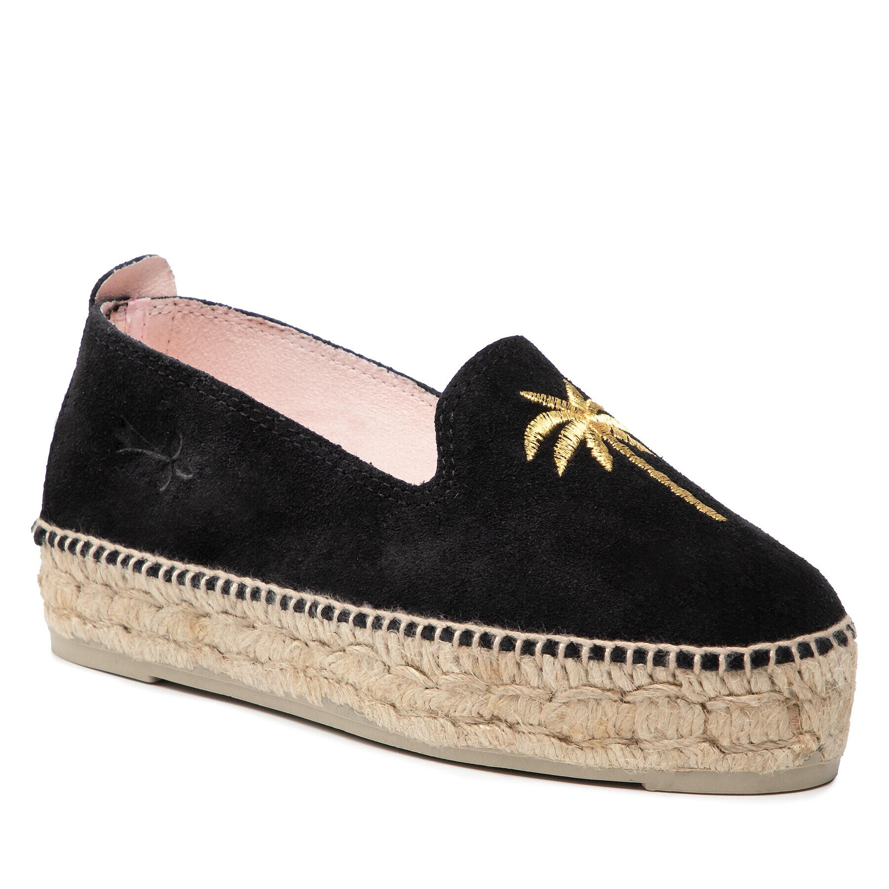 Manebi Espadrile Slippers D T 0.3 D0 Negru - Pled.ro